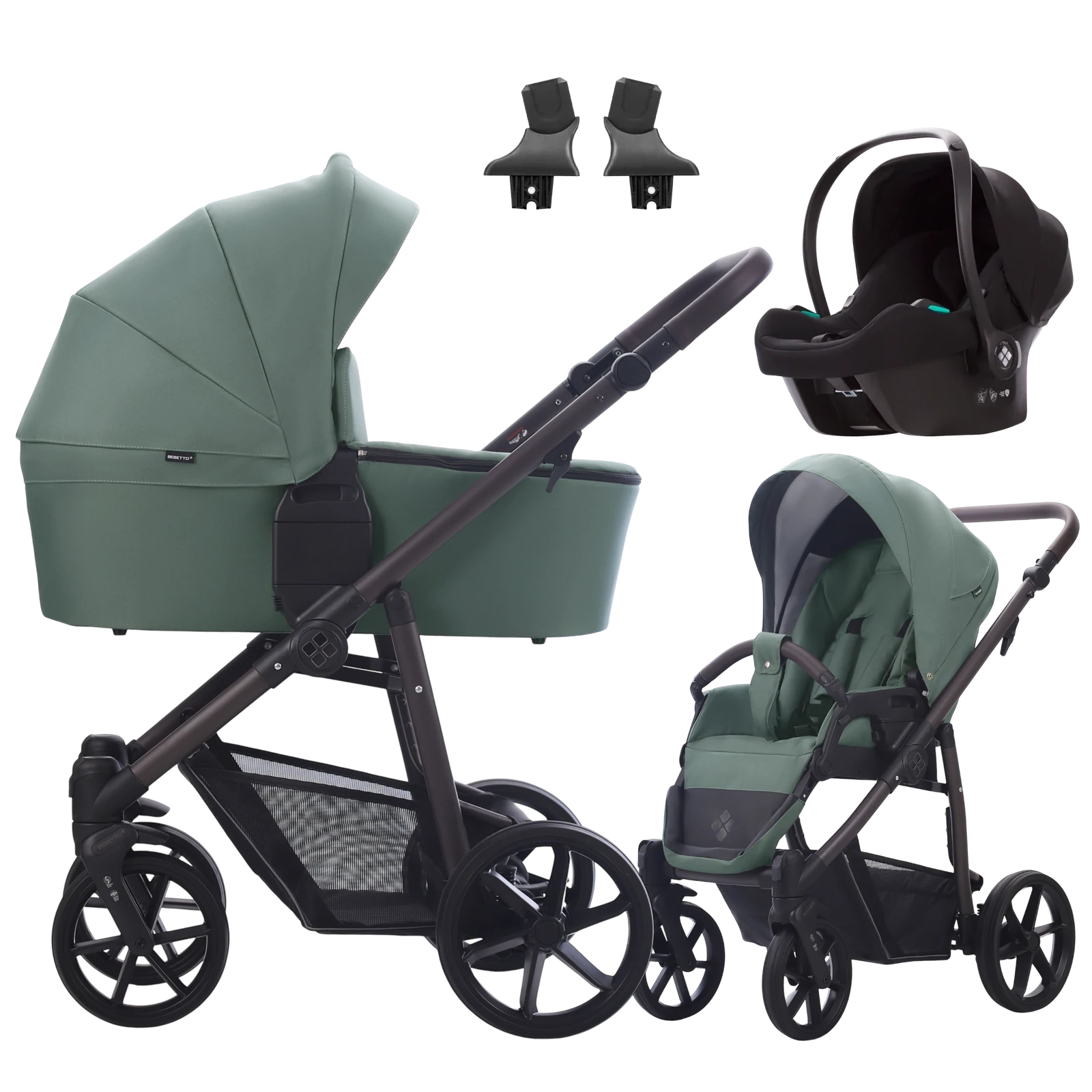 Bebetto Vulcano + Bebetto Cosmo 2.0 +GRATIS - 3w1 | 09 Brown