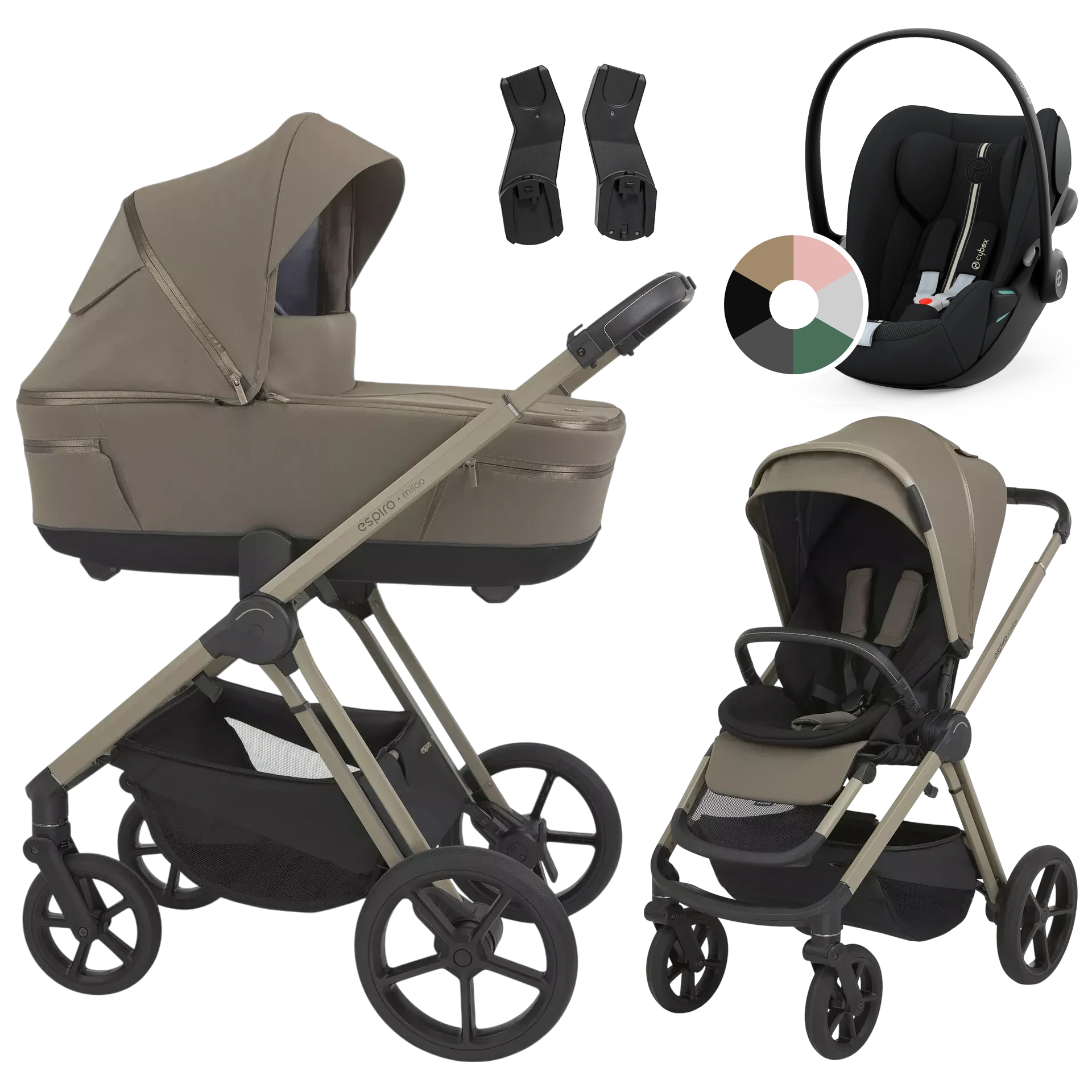 Espiro Miloo + Cybex Cloud G i-Size +GRATIS - 3w1 | 209 Charming Touch