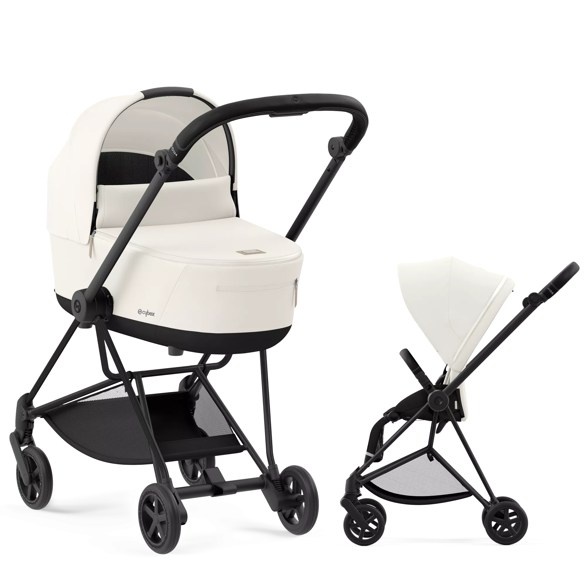 Cybex Mios 3.0 - 2w1 | Off White (Matt Black Frame)