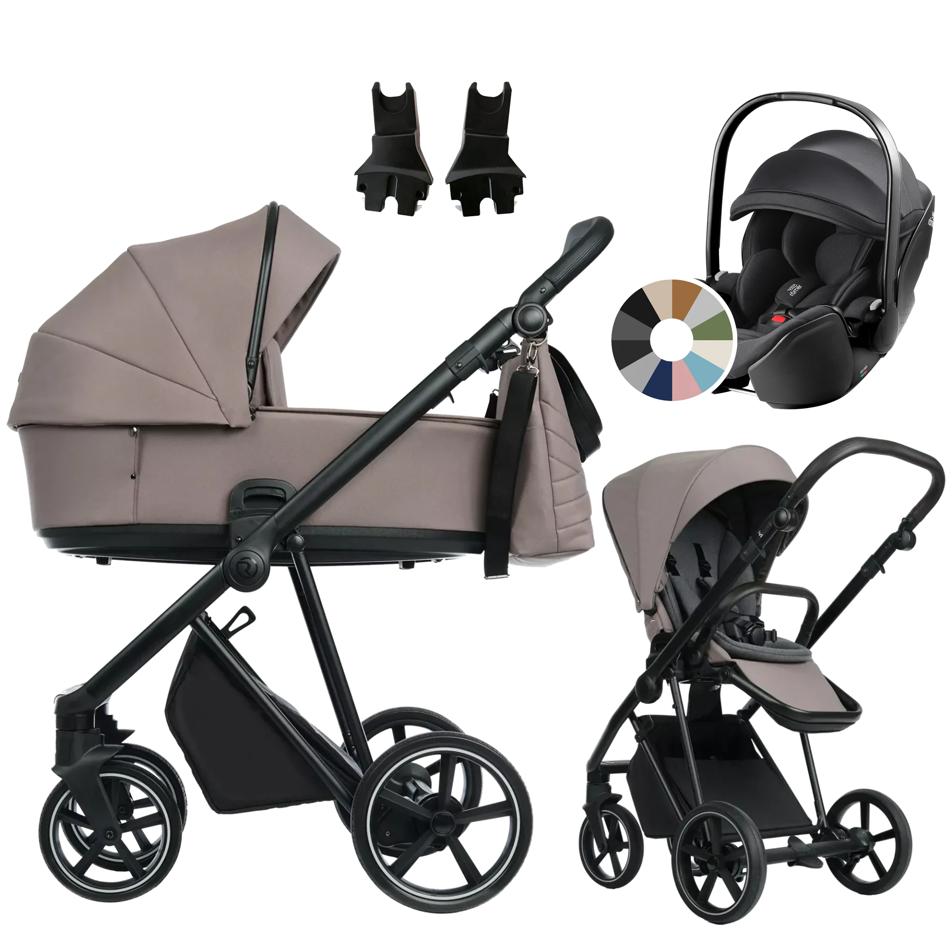 Roan Ivi 2.0 + Britax Römer Baby-Safe Pro +GRATIS - 3w1 | Cocoa