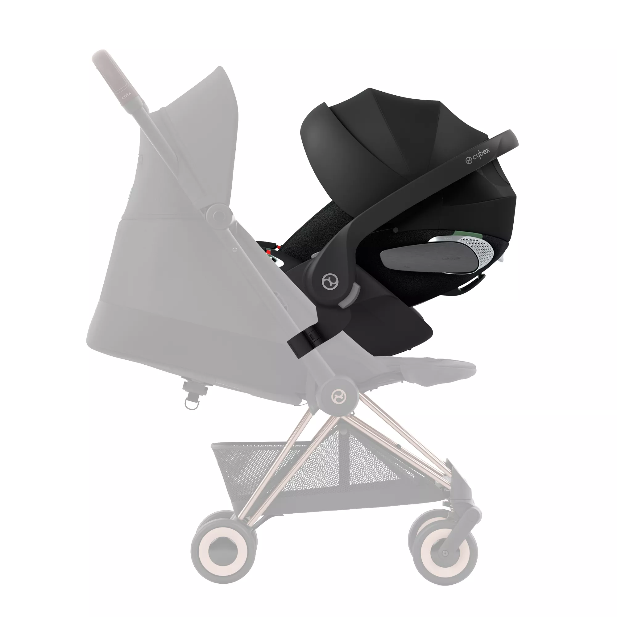 Cybex Cloud T i-Size + baza Cybex Base T | Sepia Black (Plus) Cybex Cloud T i-Size + baza Cybex Base T | Sepia Black (Plus)