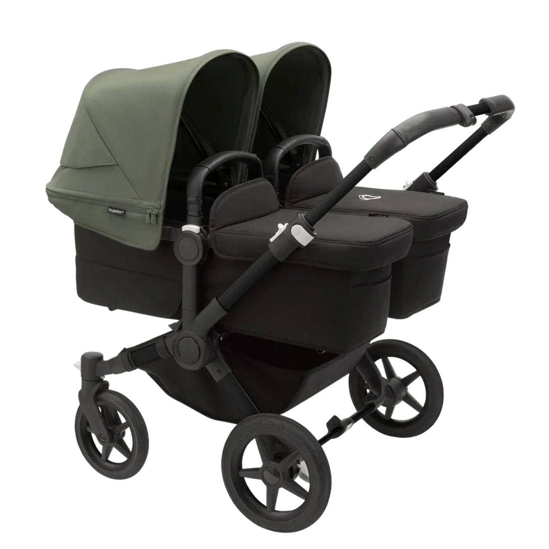 Bugaboo Donkey 5 Twin | Black-Midnight Black-Forest Green