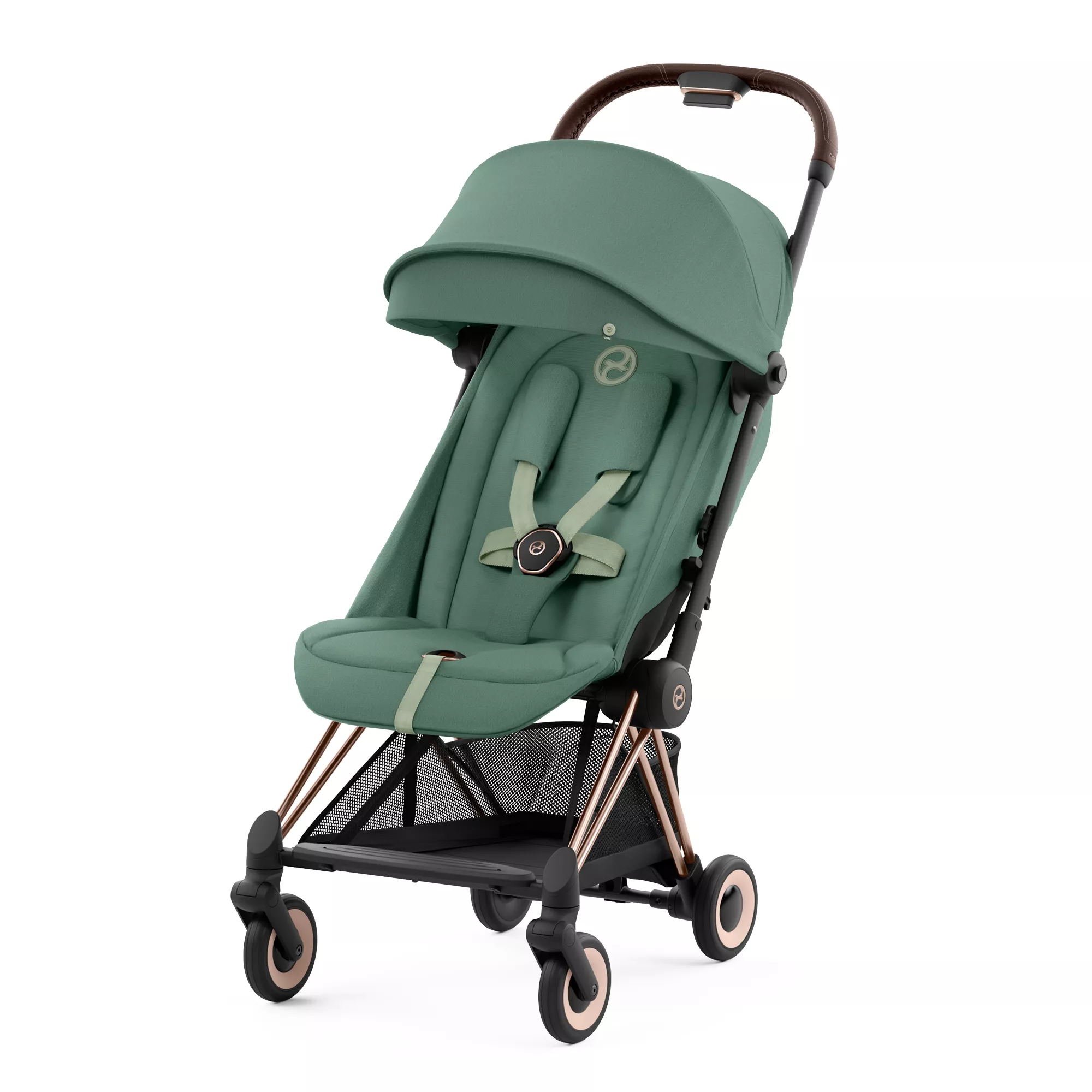 Cybex Coya | Leaf Green (Rosegold Frame)