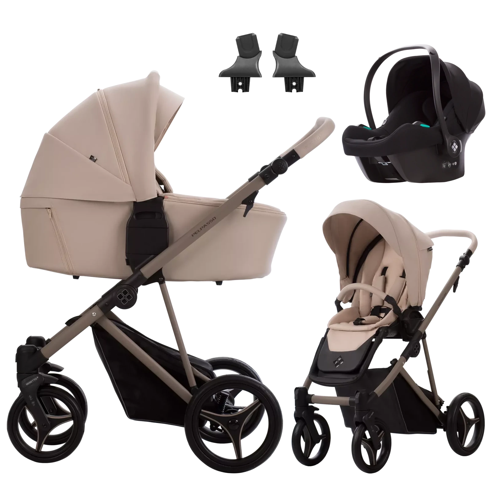 Bebetto Pelpasso Pro + Bebetto Cosmo 2.0 +GRATIS - 3w1 | Pro 02 Kaszmir