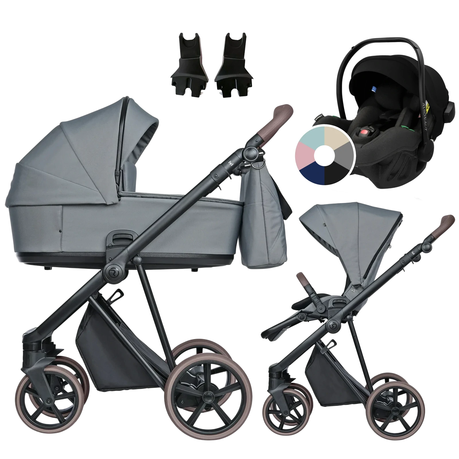 Roan Ivi 2.0 Vintage + Avionaut Pixel Pro 2.0 C +GRATIS - 3w1 | Blue Tea