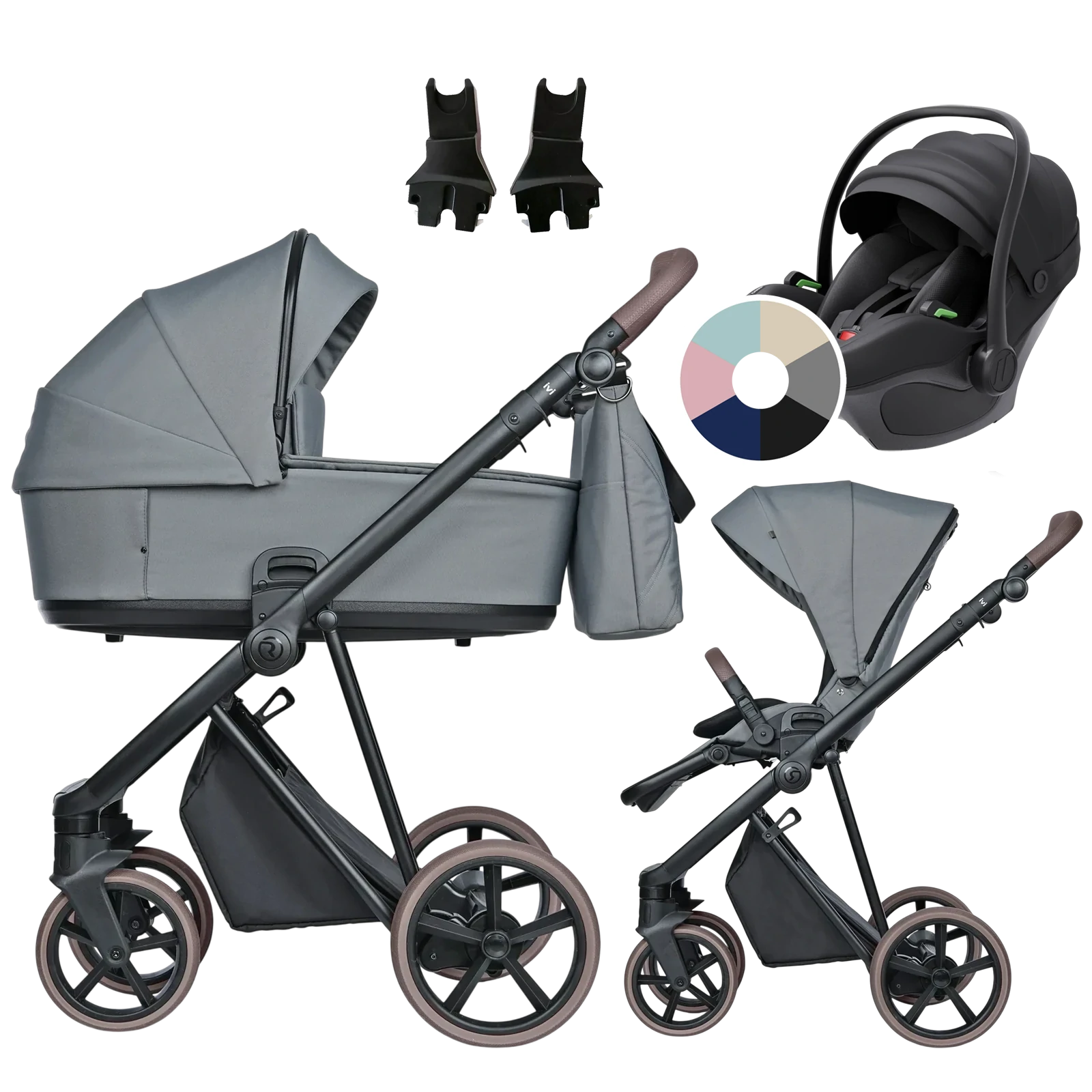 Roan Ivi 2.0 Vintage + Avionaut Pixel 3 + GRATIS - 3w1 | Blue Tea