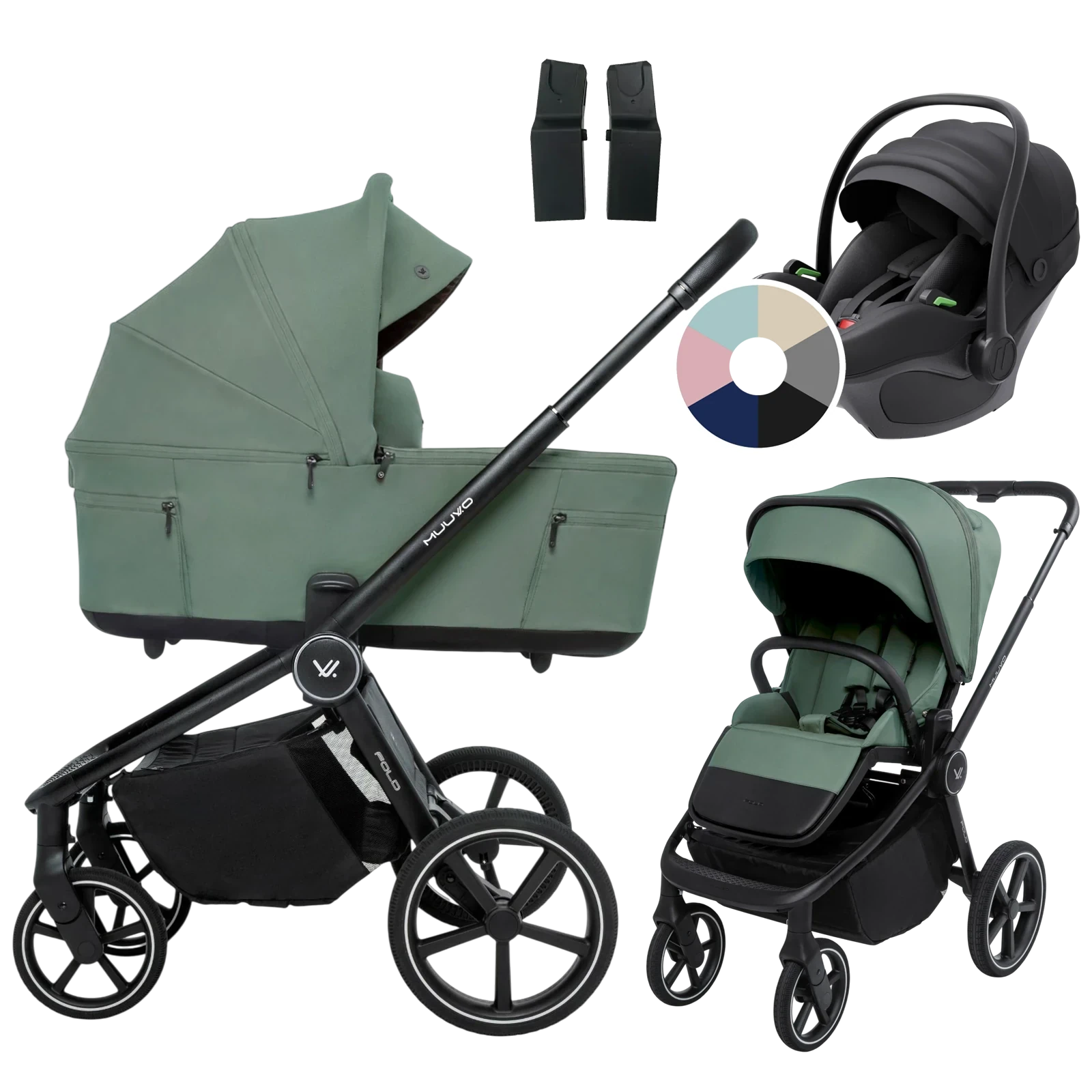 Muuvo Fold + Avionaut Pixel 3 + GRATIS - 3w1 | Pine Green