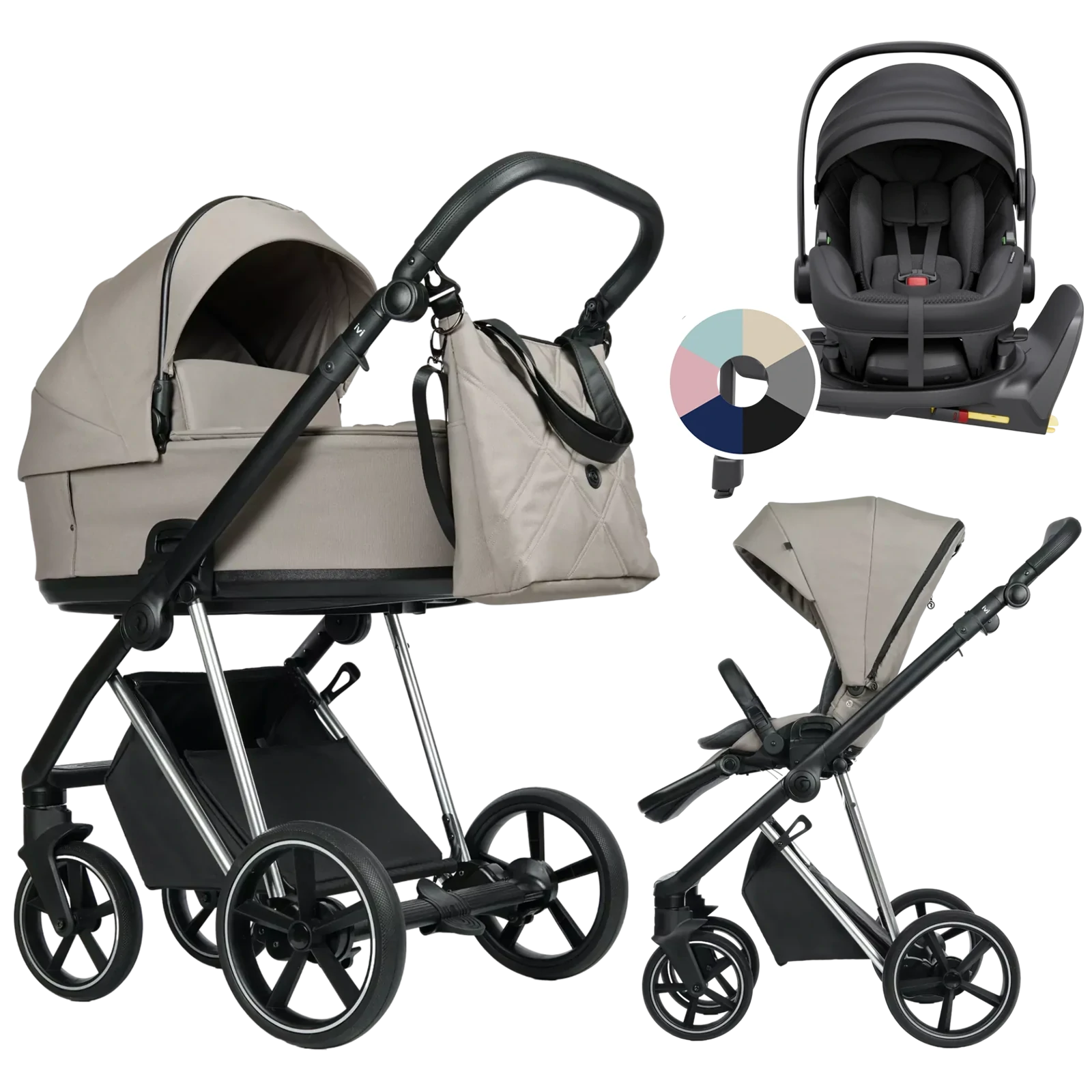 Roan Ivi 2.0 Vintage + Avionaut Pixel 3 + baza IQ Orbit + GRATIS - 4w1 | Hazel