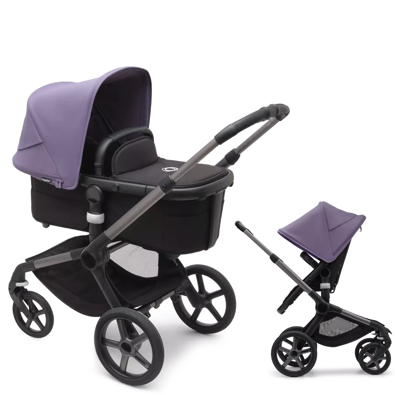 Bugaboo Fox 5 - 2w1 | Graphite-Midnight Black-Astro Purple