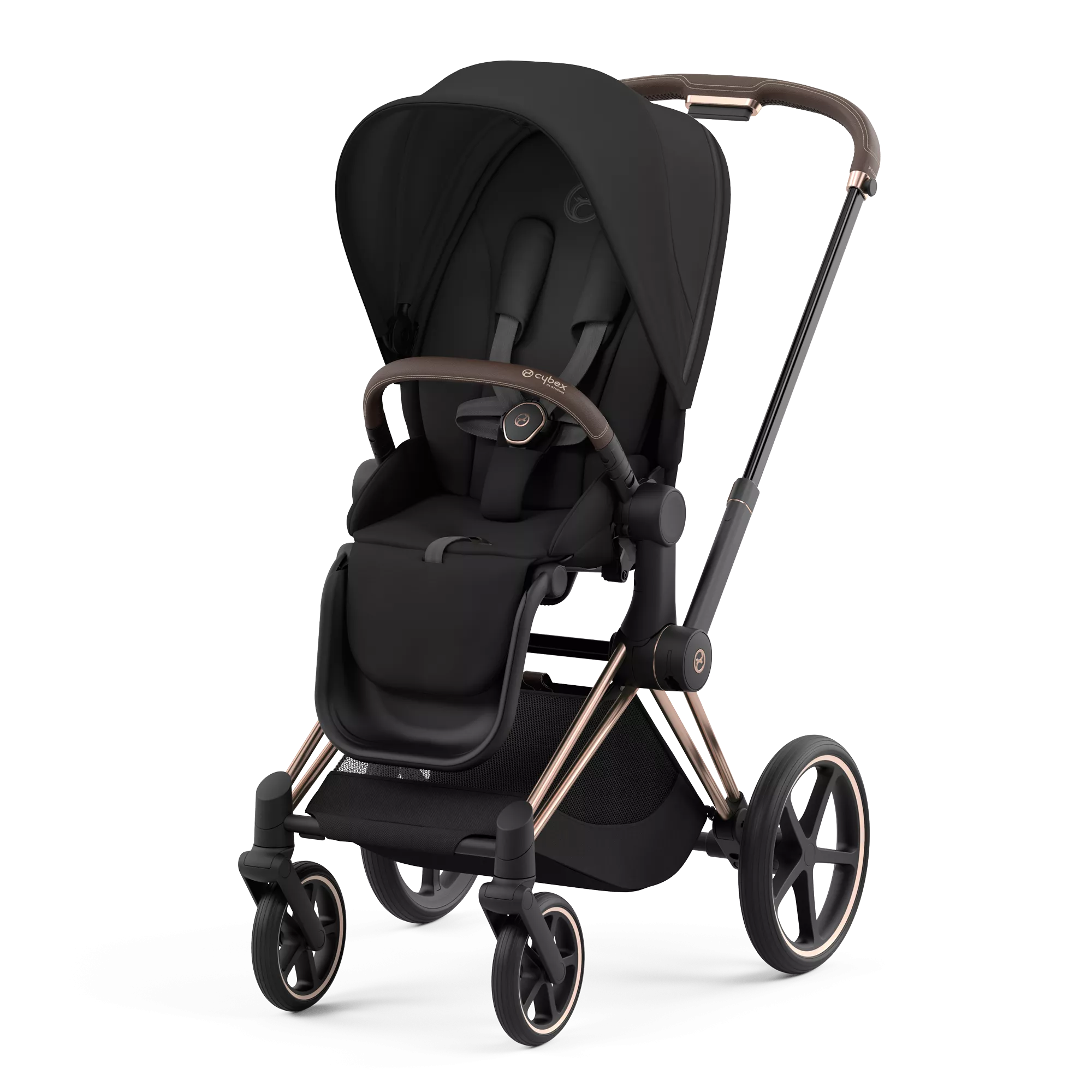 Cybex Priam 4.0 | Sepia Black (Rosegold Frame)