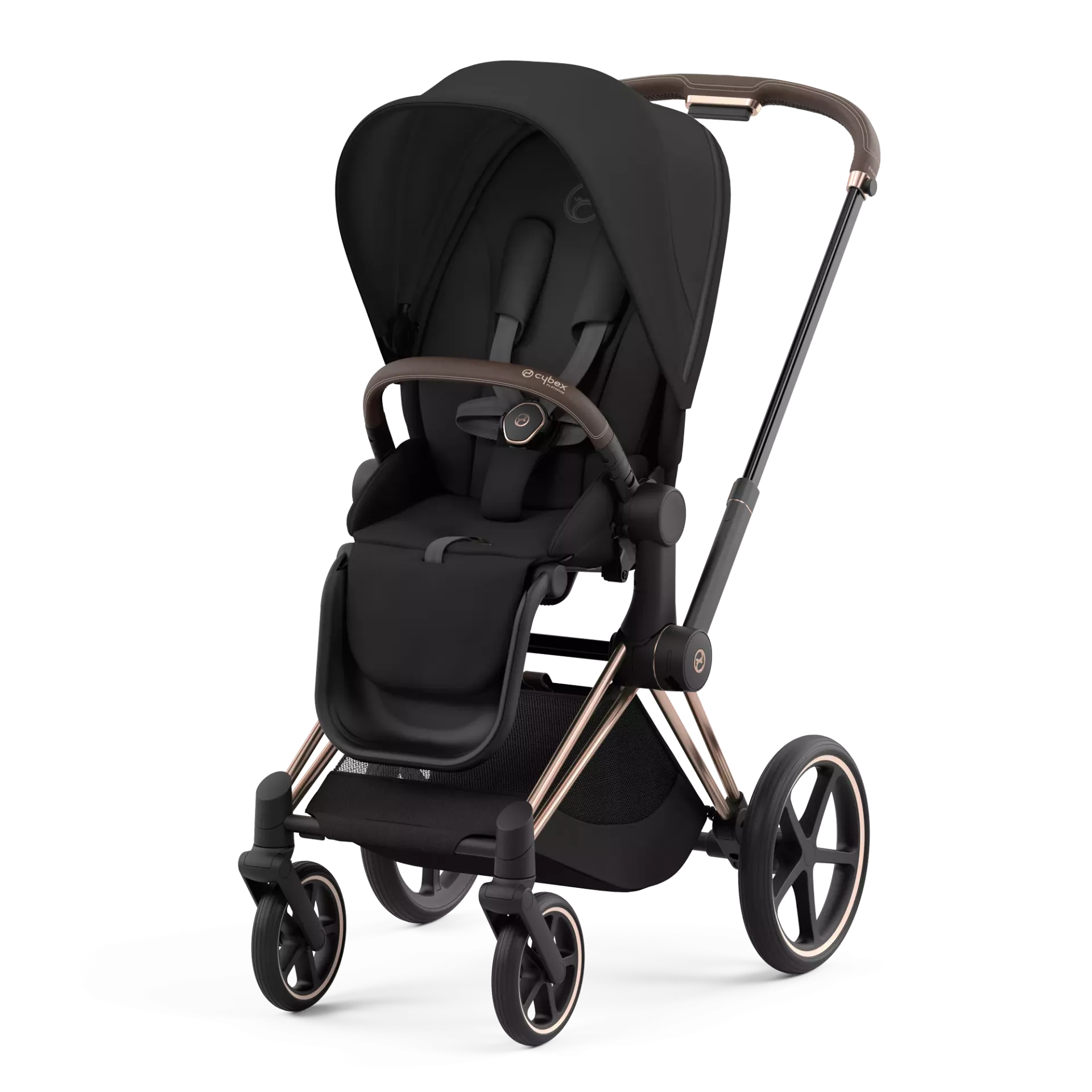 Cybex Priam 4.0 | Sepia Black (Rosegold Frame)