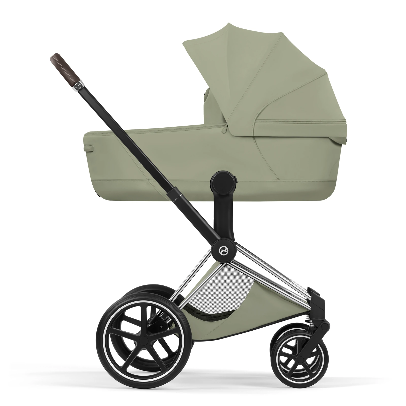 Cybex Priam 5.0 - wózek 4w1 | Sage Green - Chrome (Style)
