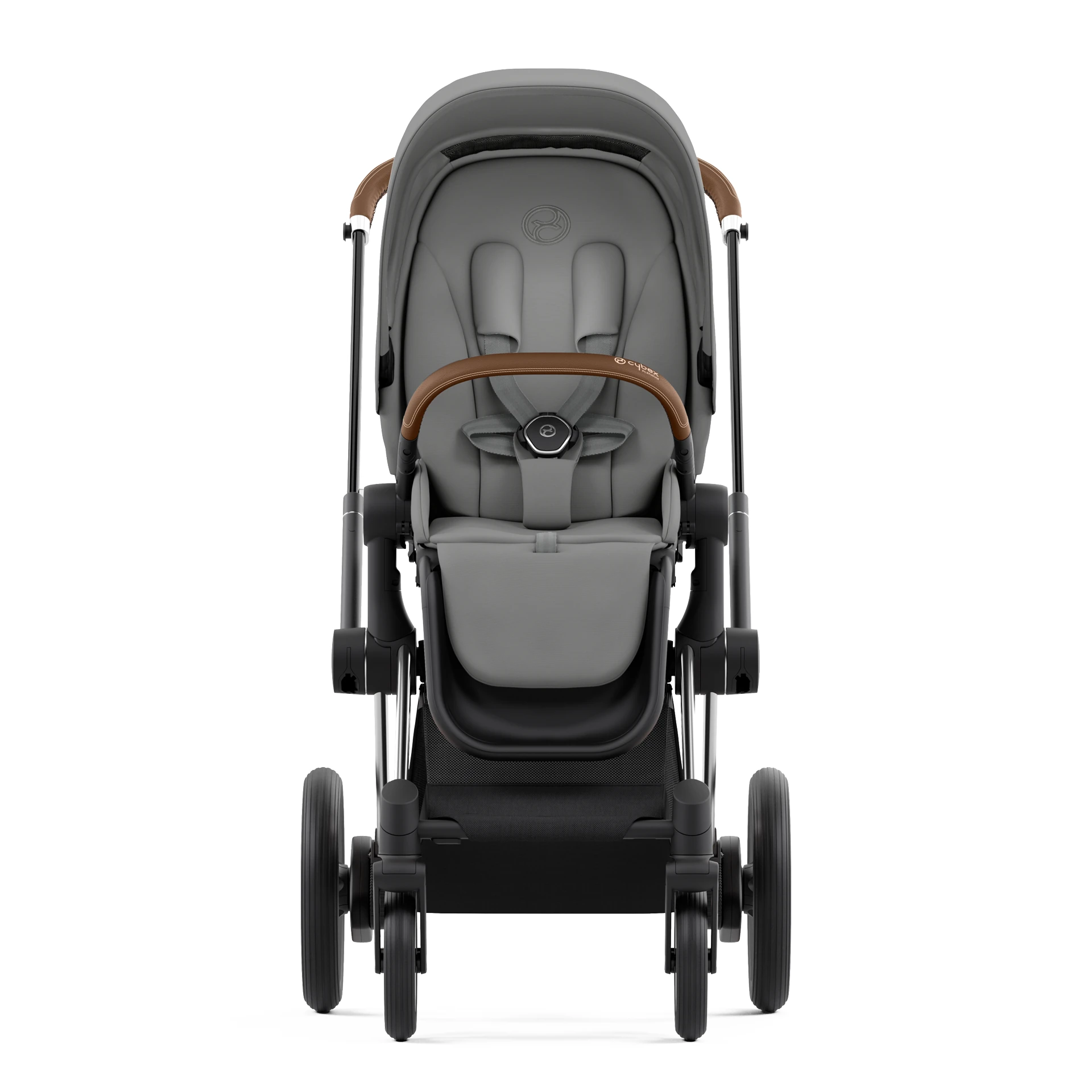 Cybex e-Priam 4.0 - 2w1 | Mirage Grey (Chrome Brown Frame) Cybex e-Priam 4.0 - 2w1 | Mirage Grey (Chrome Brown Frame)