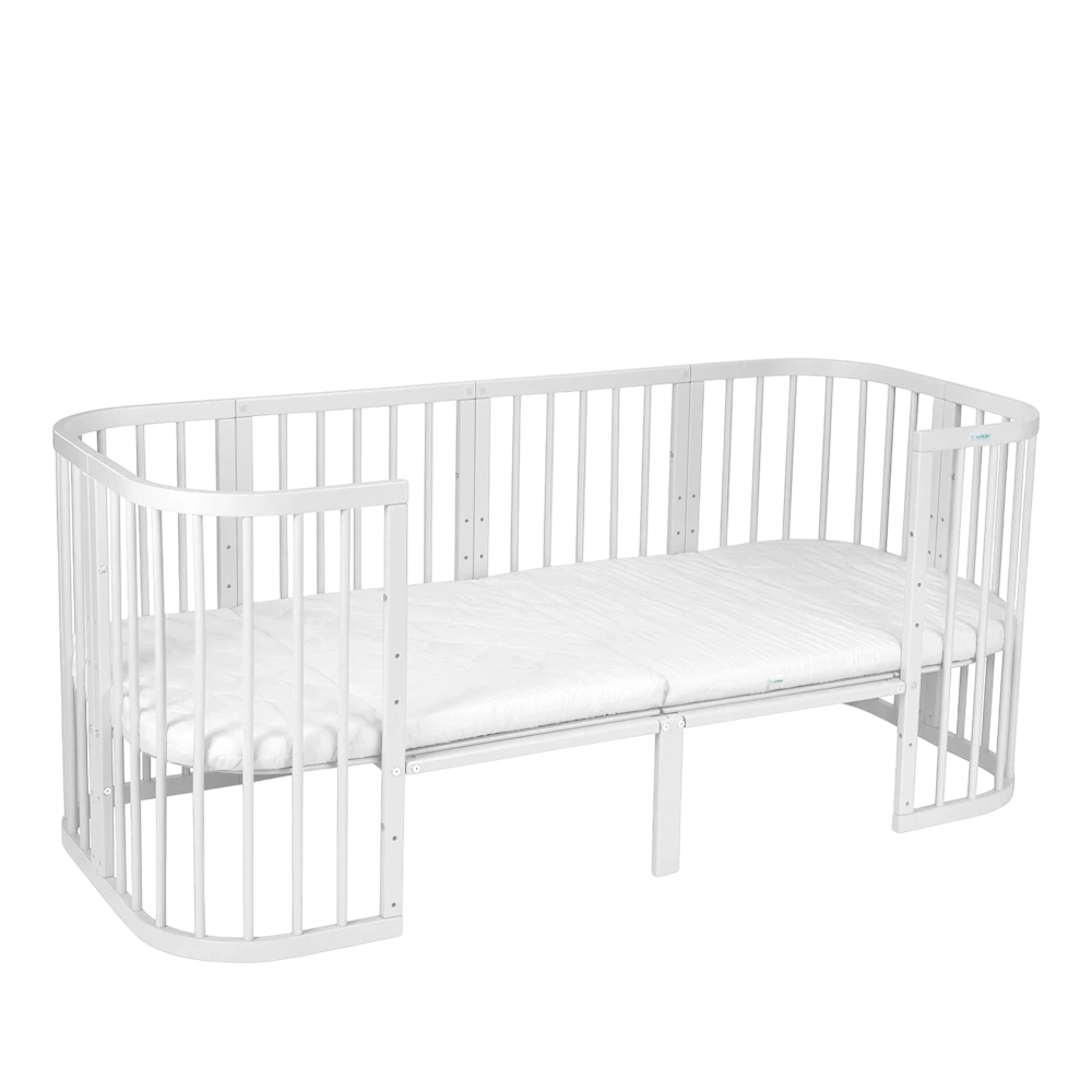 Rozszerzenie Waldin do łóżeczka 7w1 | White