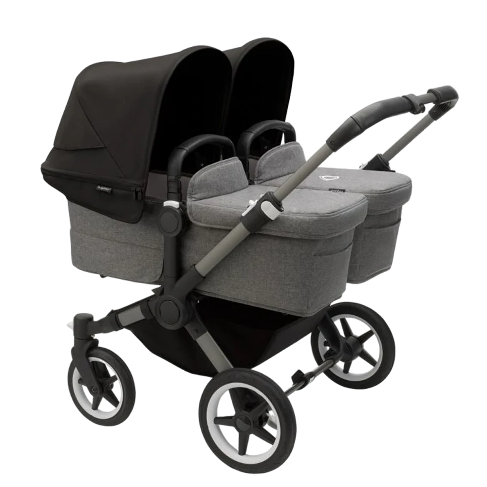 Bugaboo Donkey 5 Twin | Graphite-Grey Melange-Midnight Black