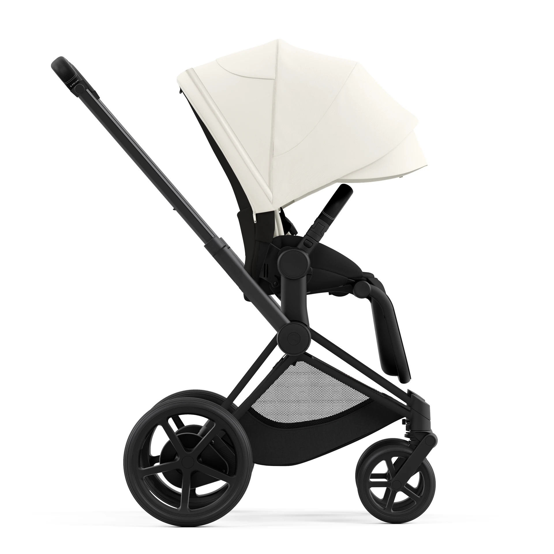 Cybex e-Priam 4.0 - 2w1 | Off White (Matt Black Frame) Cybex e-Priam 4.0 - 2w1 | Off White (Matt Black Frame)