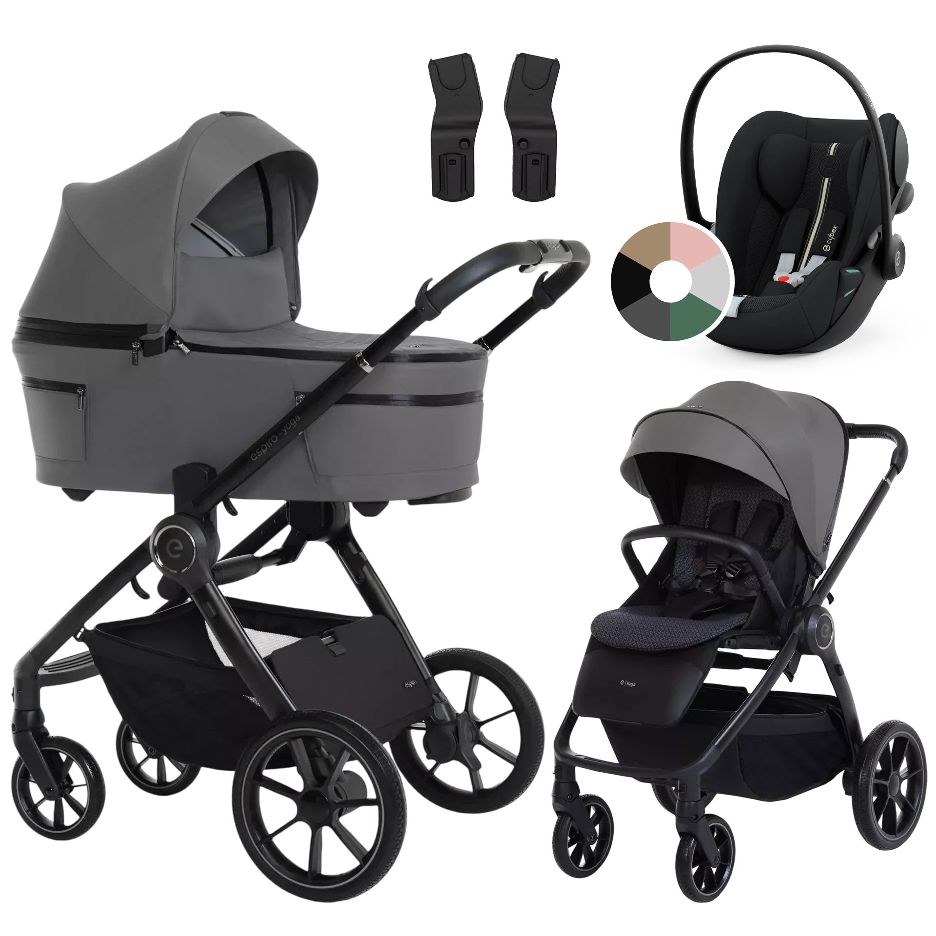 Espiro Yoga 2025 + Cybex Cloud G i-Size +GRATIS - 3w1 | 117 Gray Zen