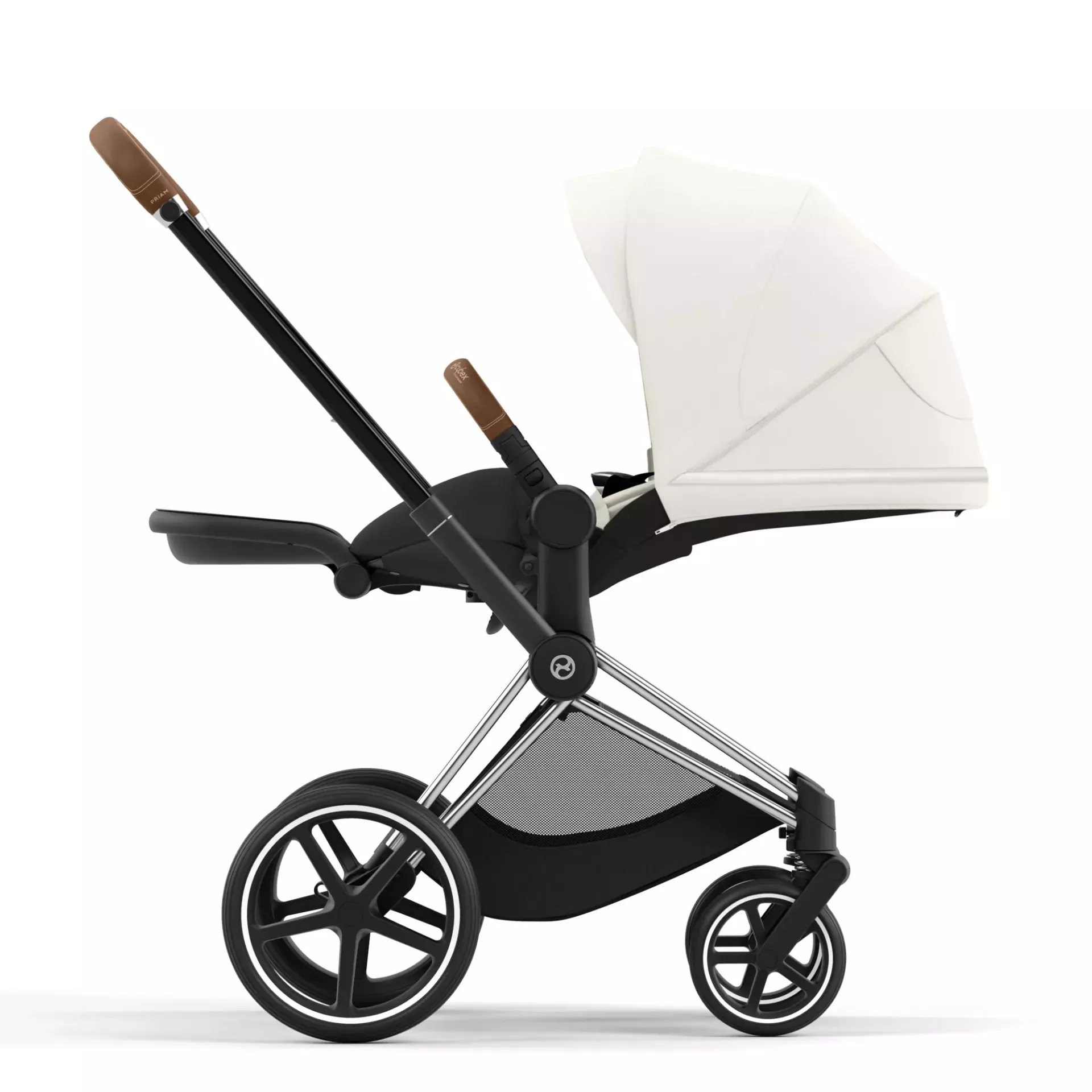 Cybex Priam 4.0 | Off White (Chrome Brown Frame) Cybex Priam 4.0 | Off White (Chrome Brown Frame)