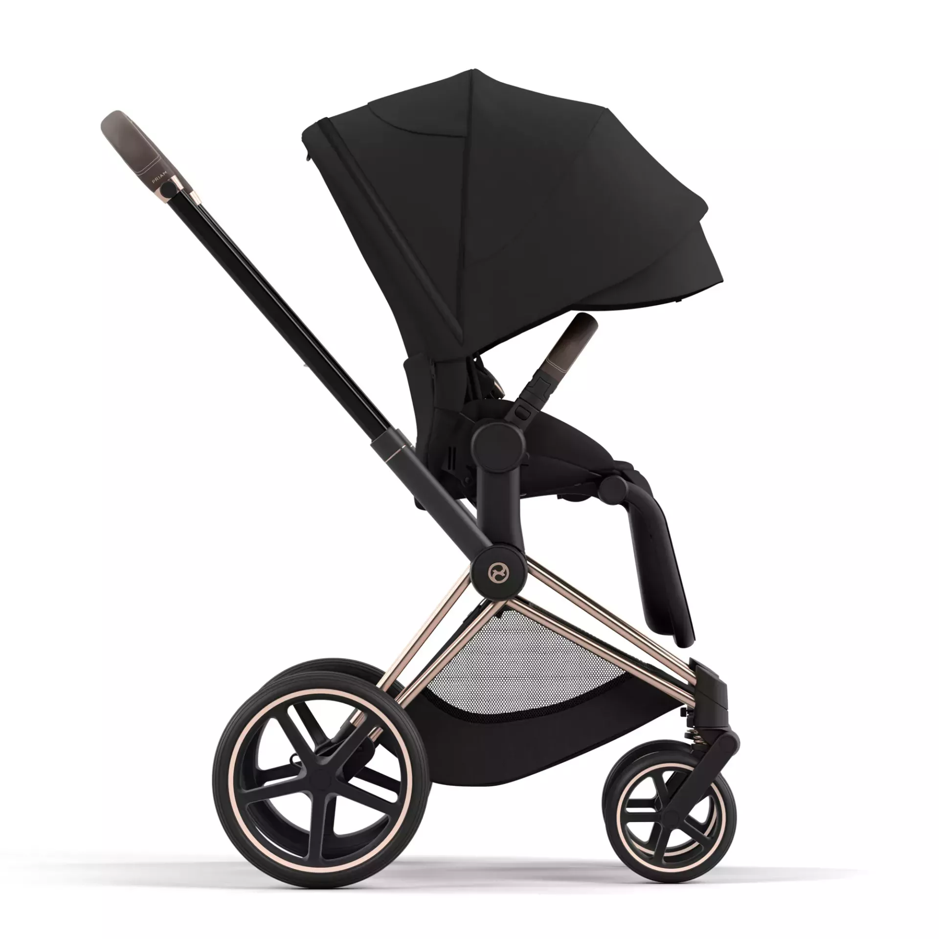 Cybex Priam 4.0 | Sepia Black (Rosegold Frame) Cybex Priam 4.0 | Sepia Black (Rosegold Frame)