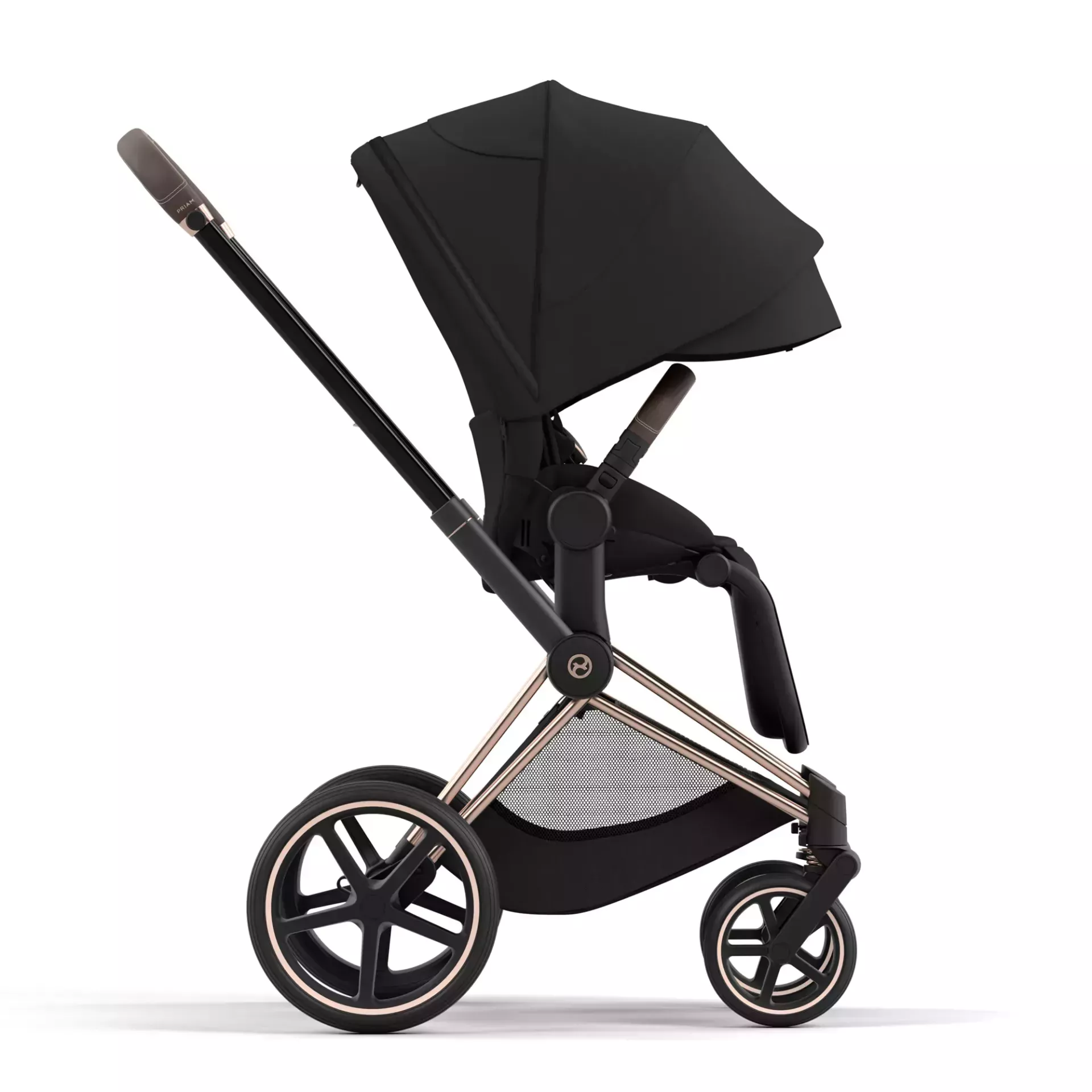Cybex Priam 4.0 | Sepia Black (Rosegold Frame) Cybex Priam 4.0 | Sepia Black (Rosegold Frame)