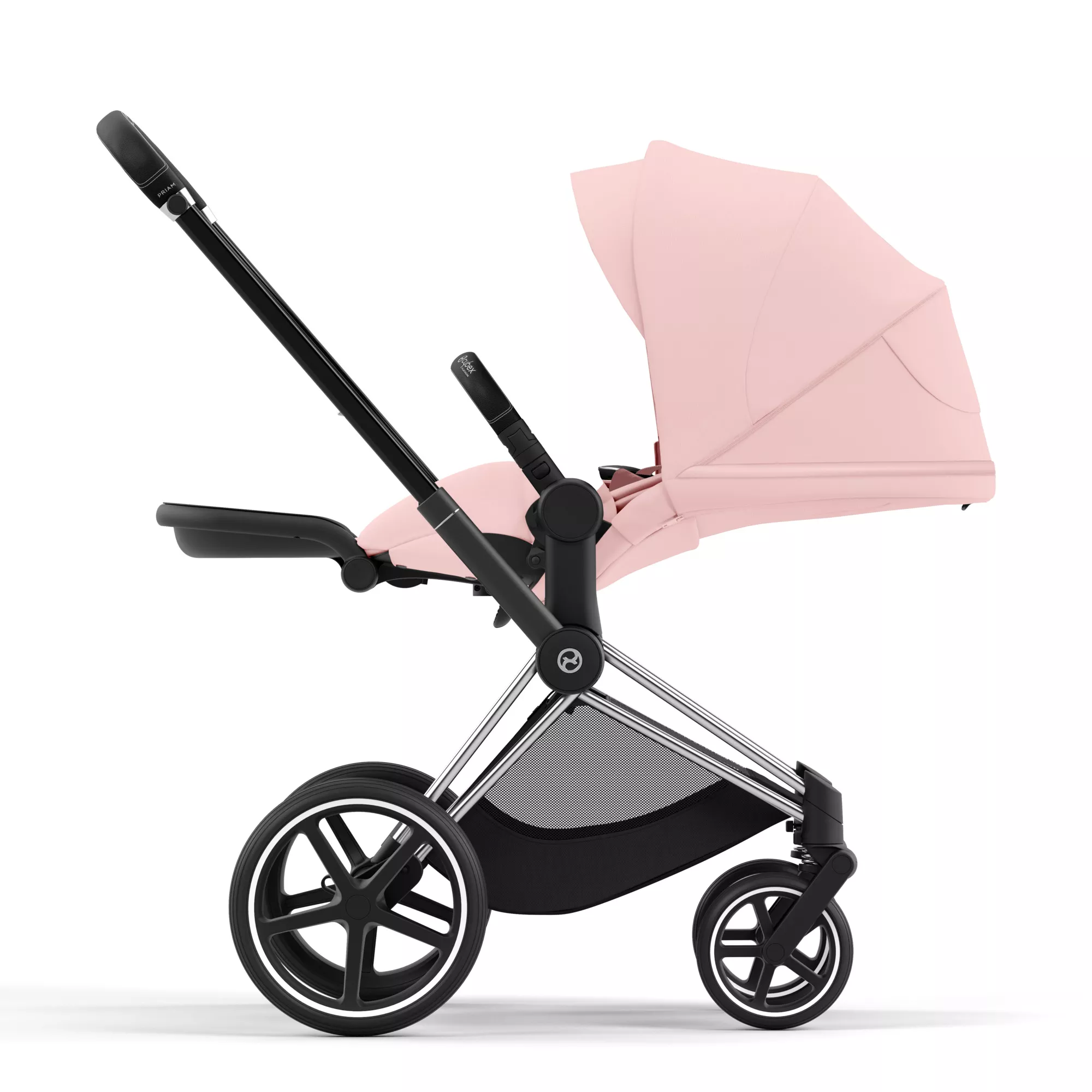 Cybex Priam 4.0 - 2w1 | Peach Pink (Chrome Black Frame)