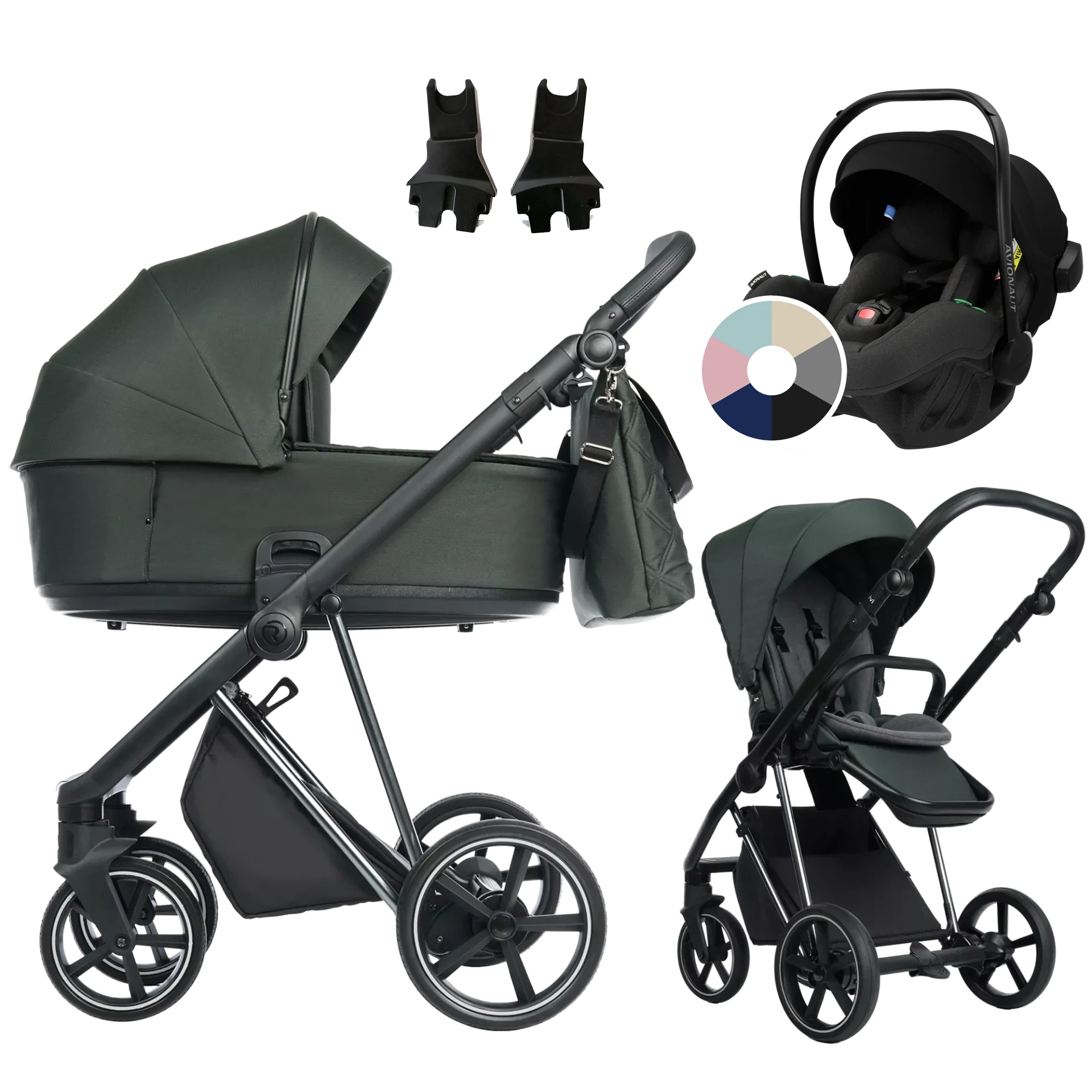 Roan Ivi 2.0 + Avionaut Pixel Pro 2.0 C +GRATIS - 3w1 | Black Forest