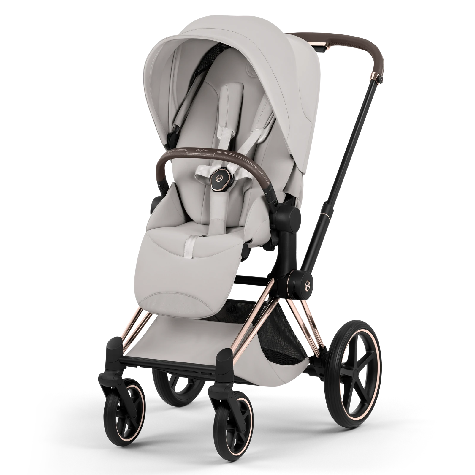 Cybex Priam 5.0 - wózek 4w1 | City Grey - Rosegold (Style)