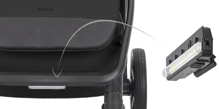 carrello bravo m lite lampka LED