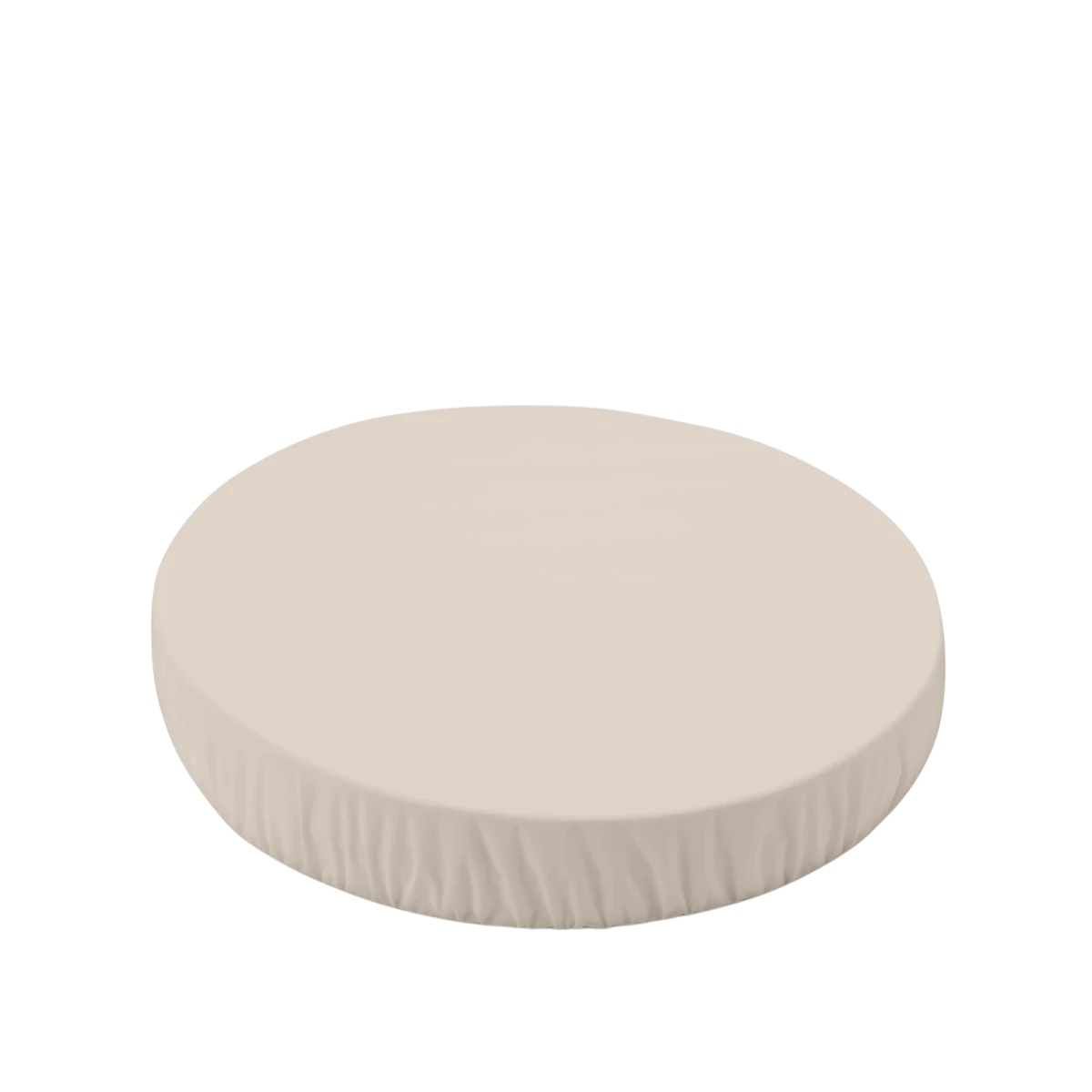 Prześcieradło małe do owalnego łóżeczka Waldin 7w1 | Beige