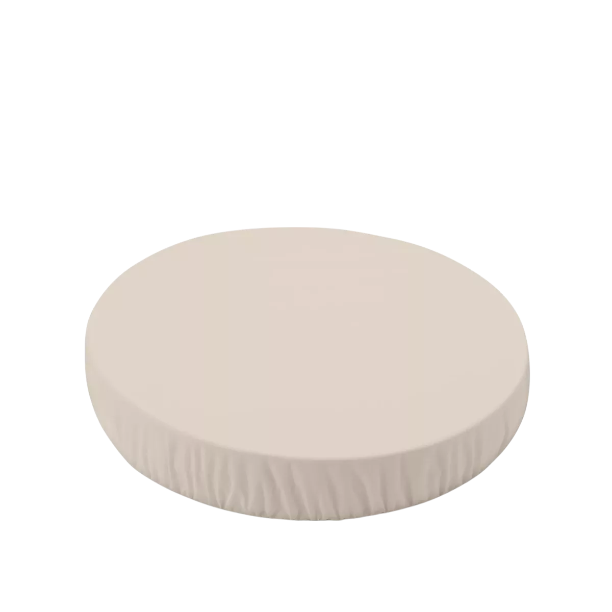 Prześcieradło małe do owalnego łóżeczka Waldin 7w1 | Beige