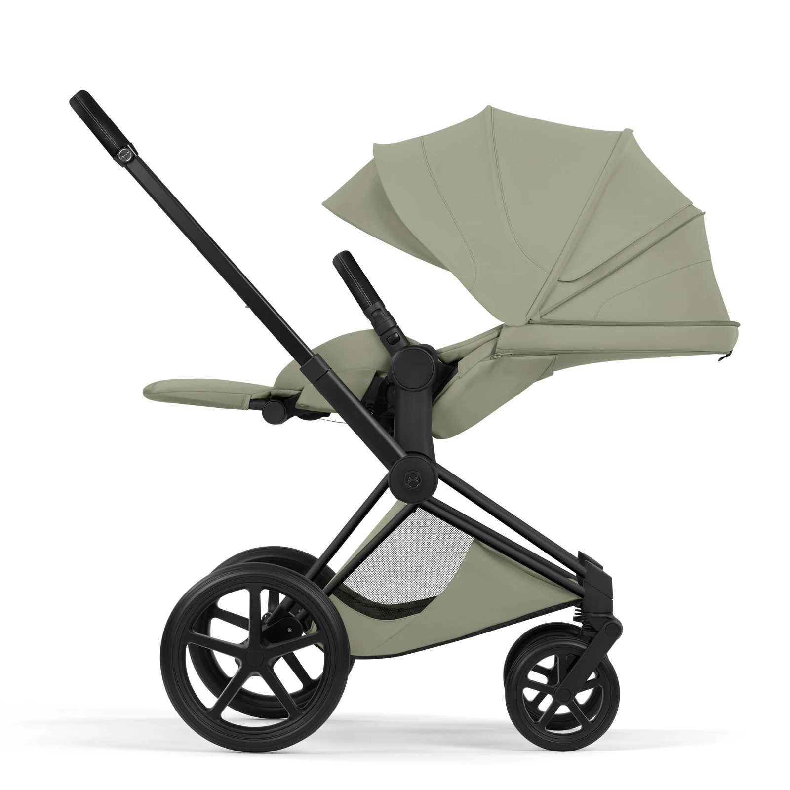 Cybex Priam 5.0 - wózek 4w1 | Sage Green - Matt Black (Style)