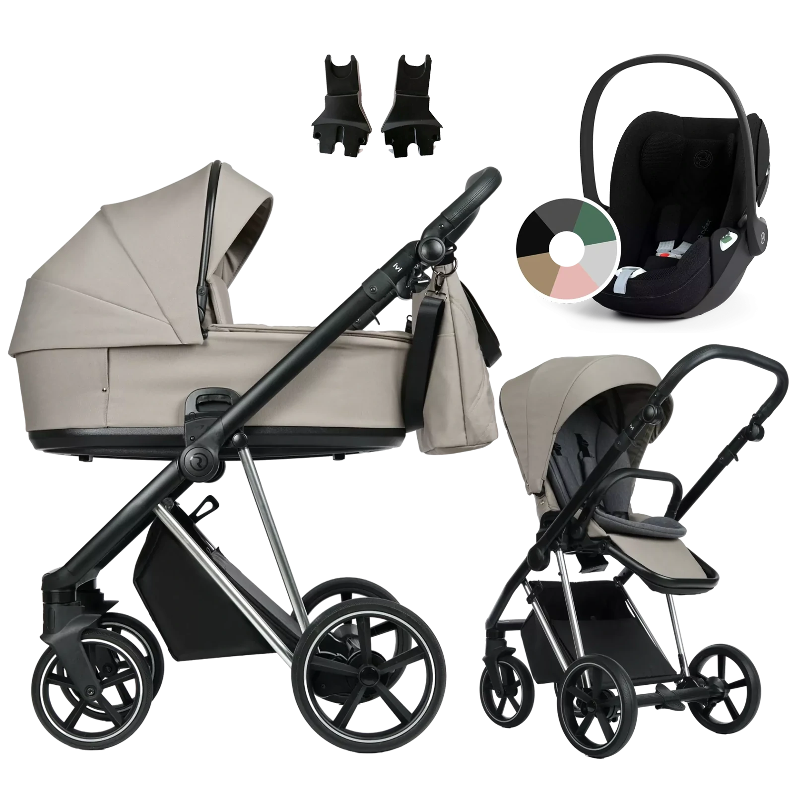 Roan Ivi 2.0 Vintage + Cybex Cloud T i-Size +GRATIS - 3w1 | Hazel