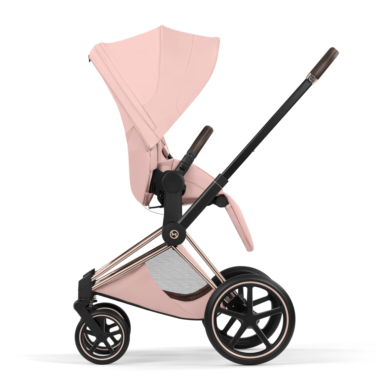 Cybex Priam 5.0 - wózek 4w1 | Peach Pink - Rosegold (Style)