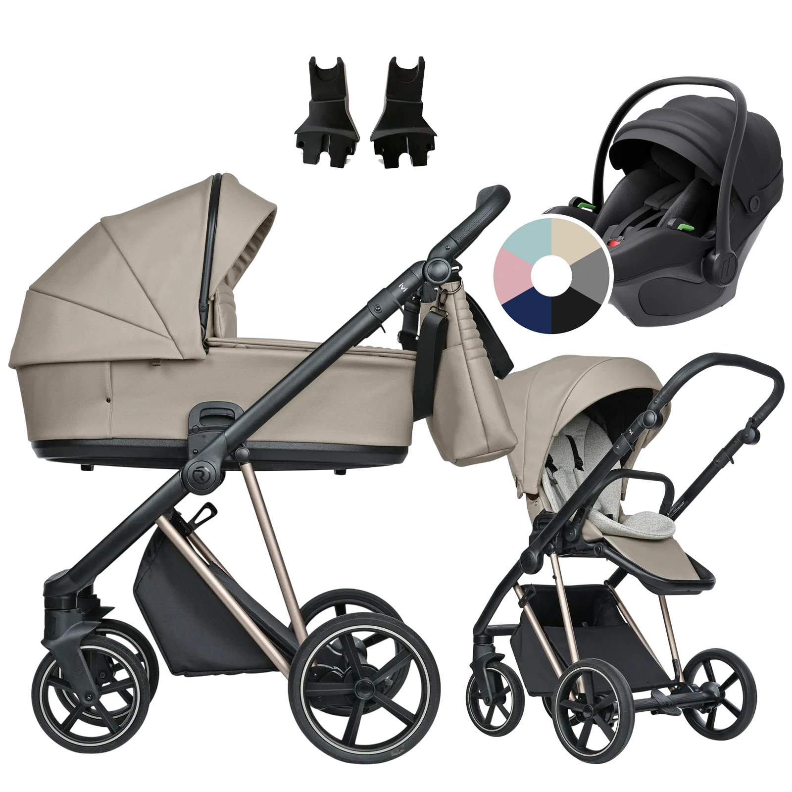 Roan Ivi 2.0 Vintage + Avionaut Pixel 3 + GRATIS - 3w1 | Almond Sugar