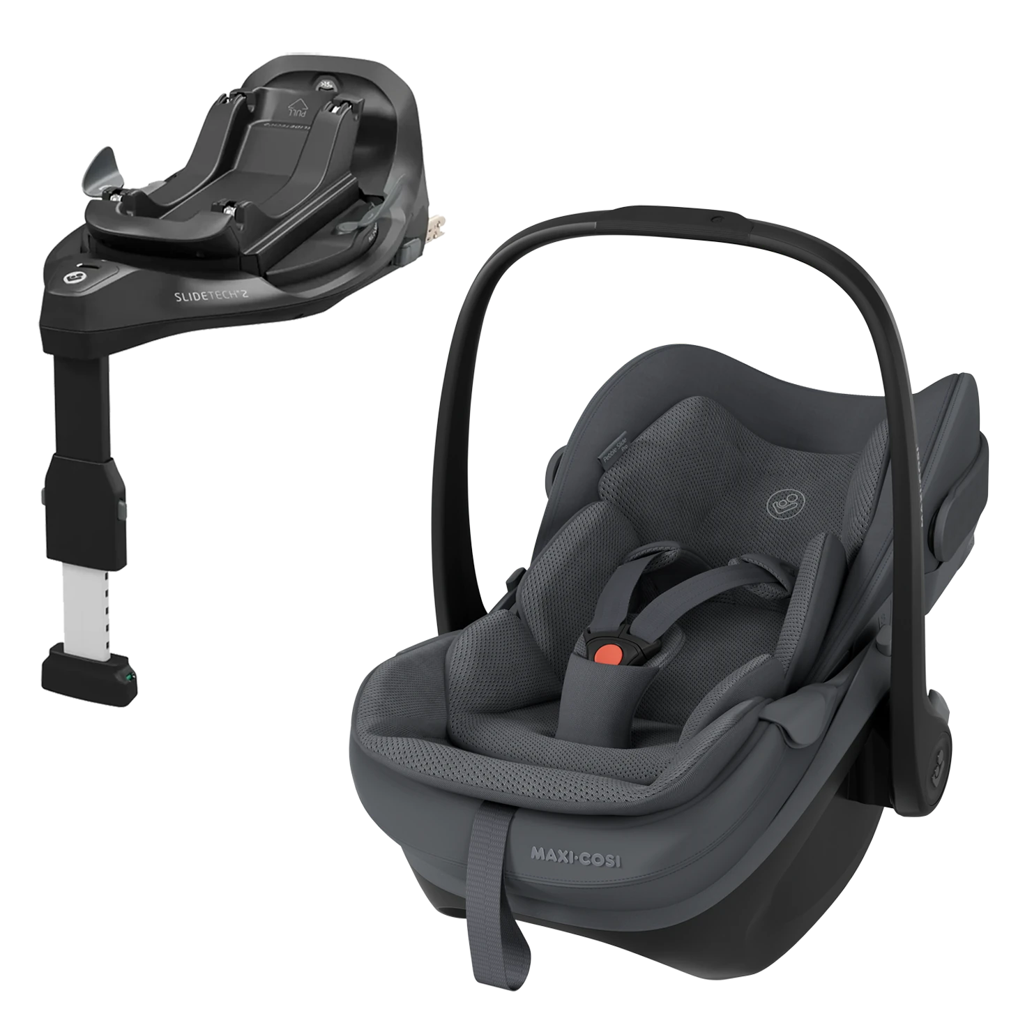 Maxi-Cosi Pebble Slide Pro + baza FamilyFix Slide Pro | Moon Graphite