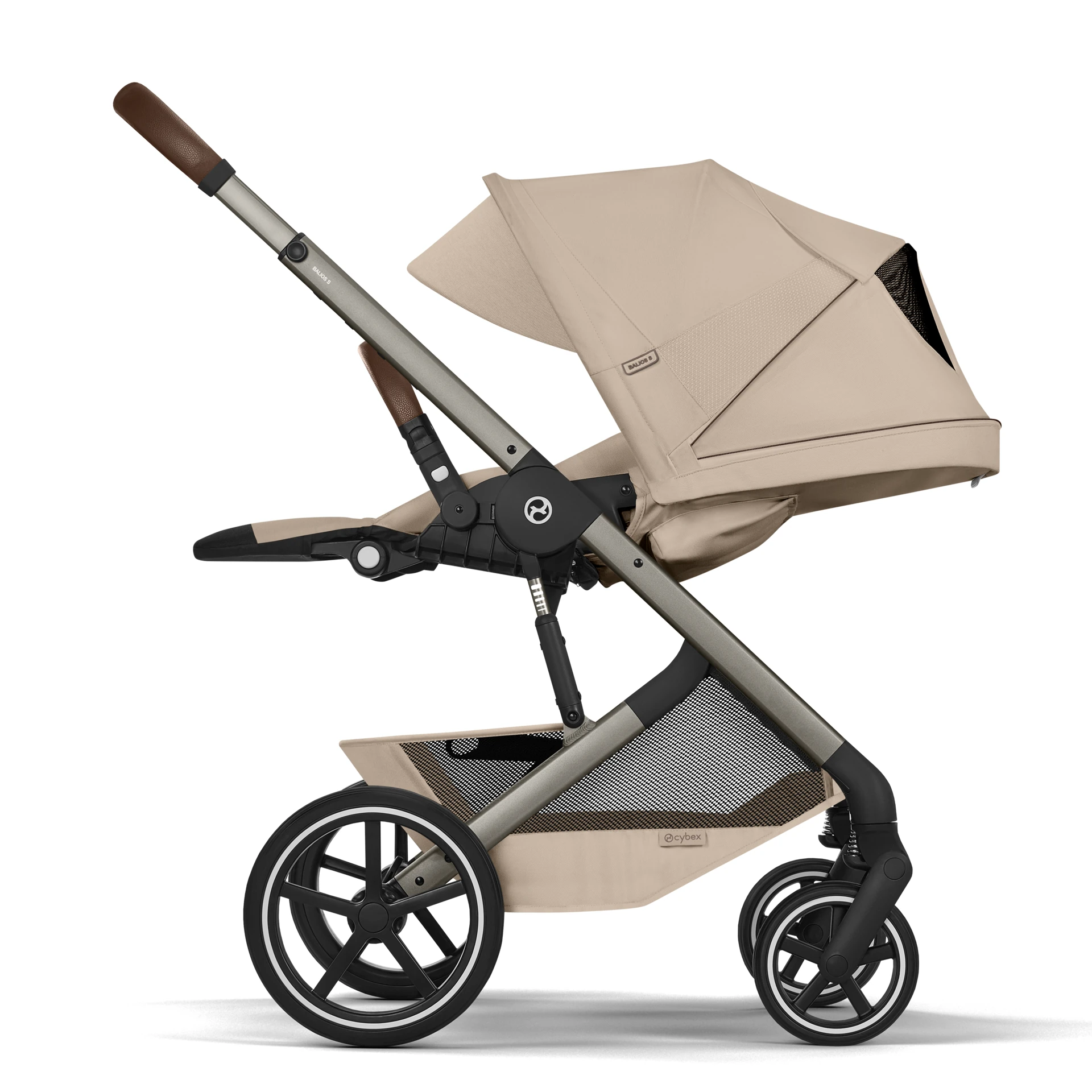 Cybex Balios S Lux Fold - 2w1 ze składaną gondolą | Almond Beige