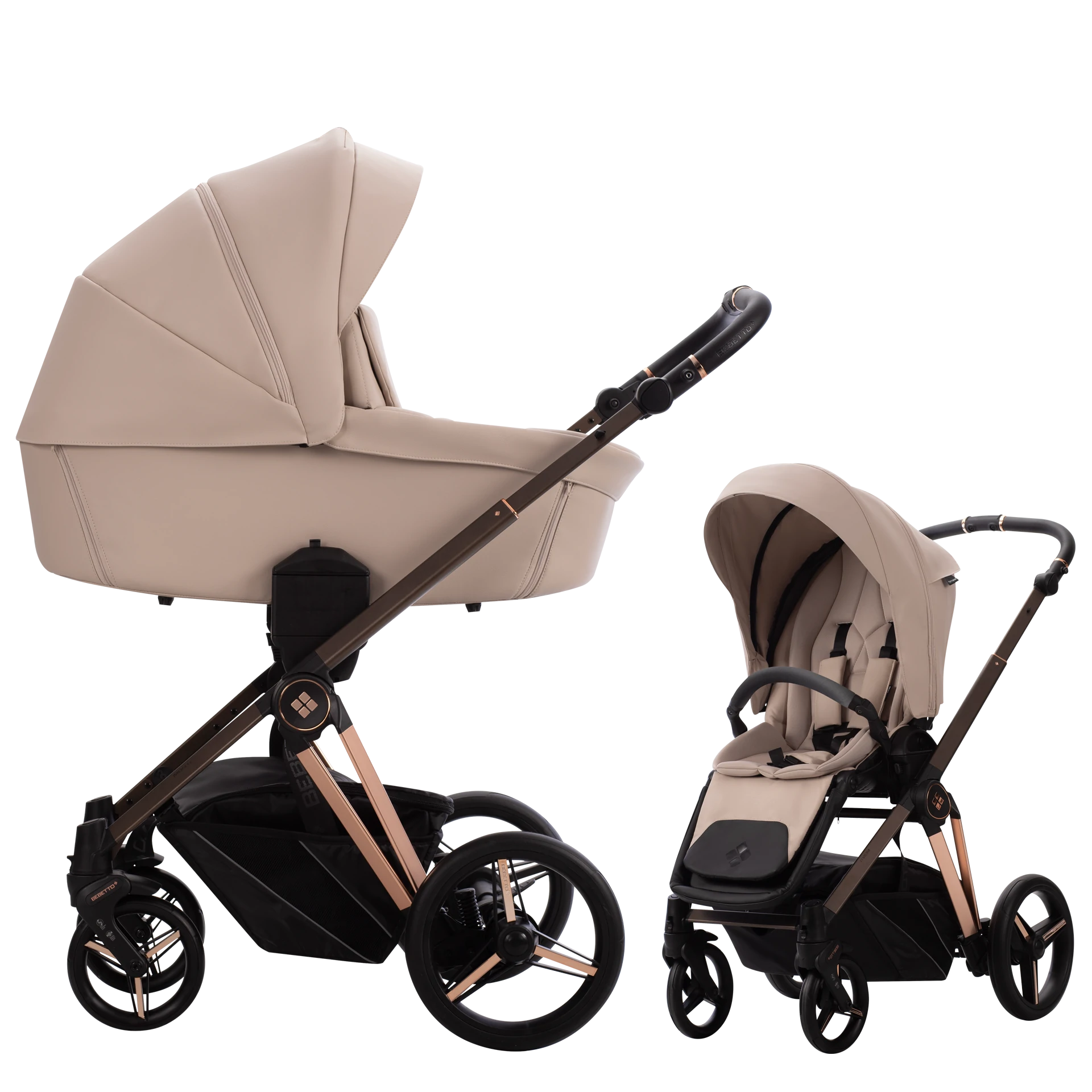 Bebetto Monti Premium Class - 2w1 | PC PRO 04 Choco