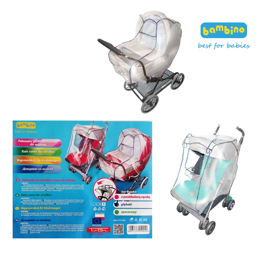 Folia przeciwdeszczowa uniwersalna Bambino
