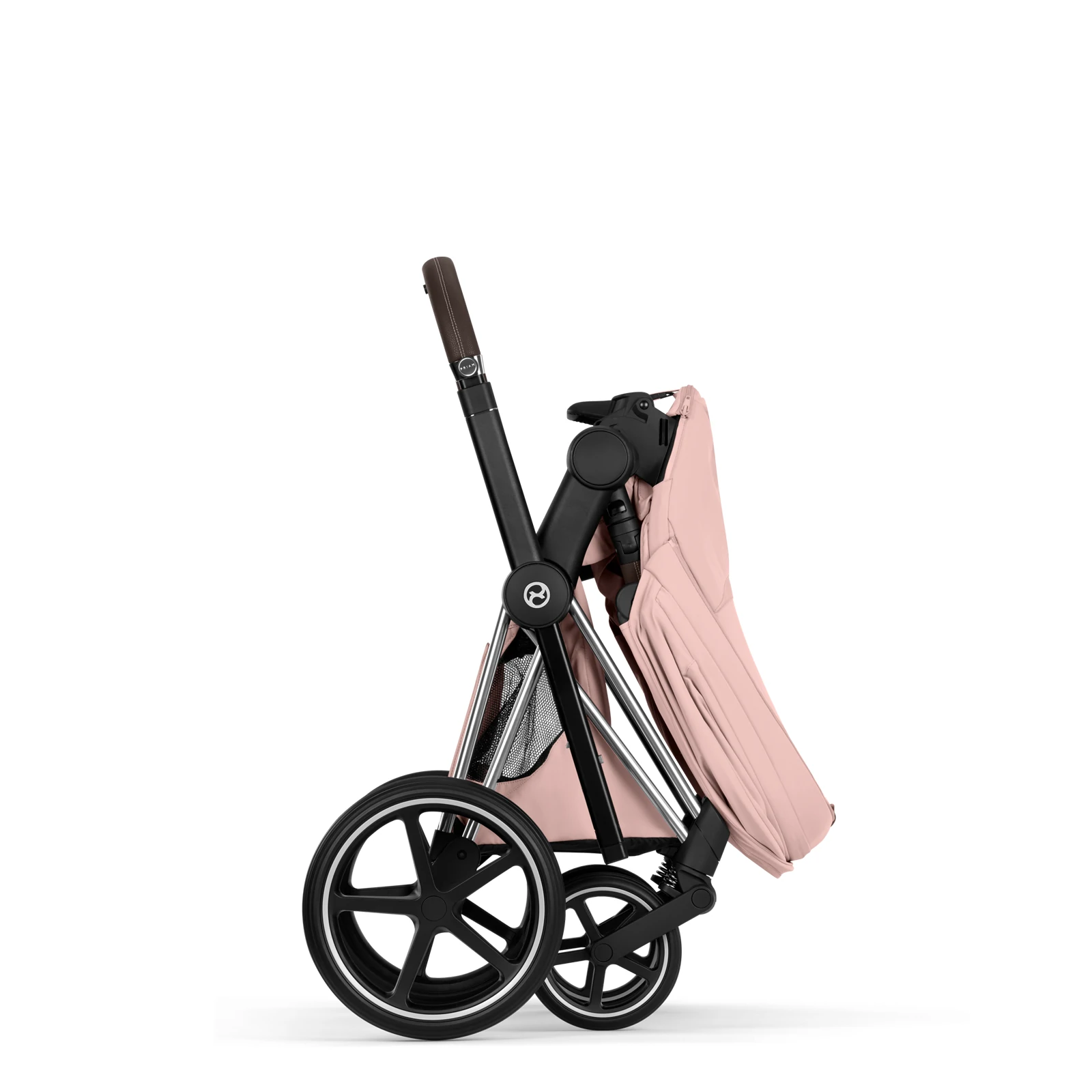 Cybex Priam 5.0 - wózek 4w1 | Peach Pink - Chrome (Style)