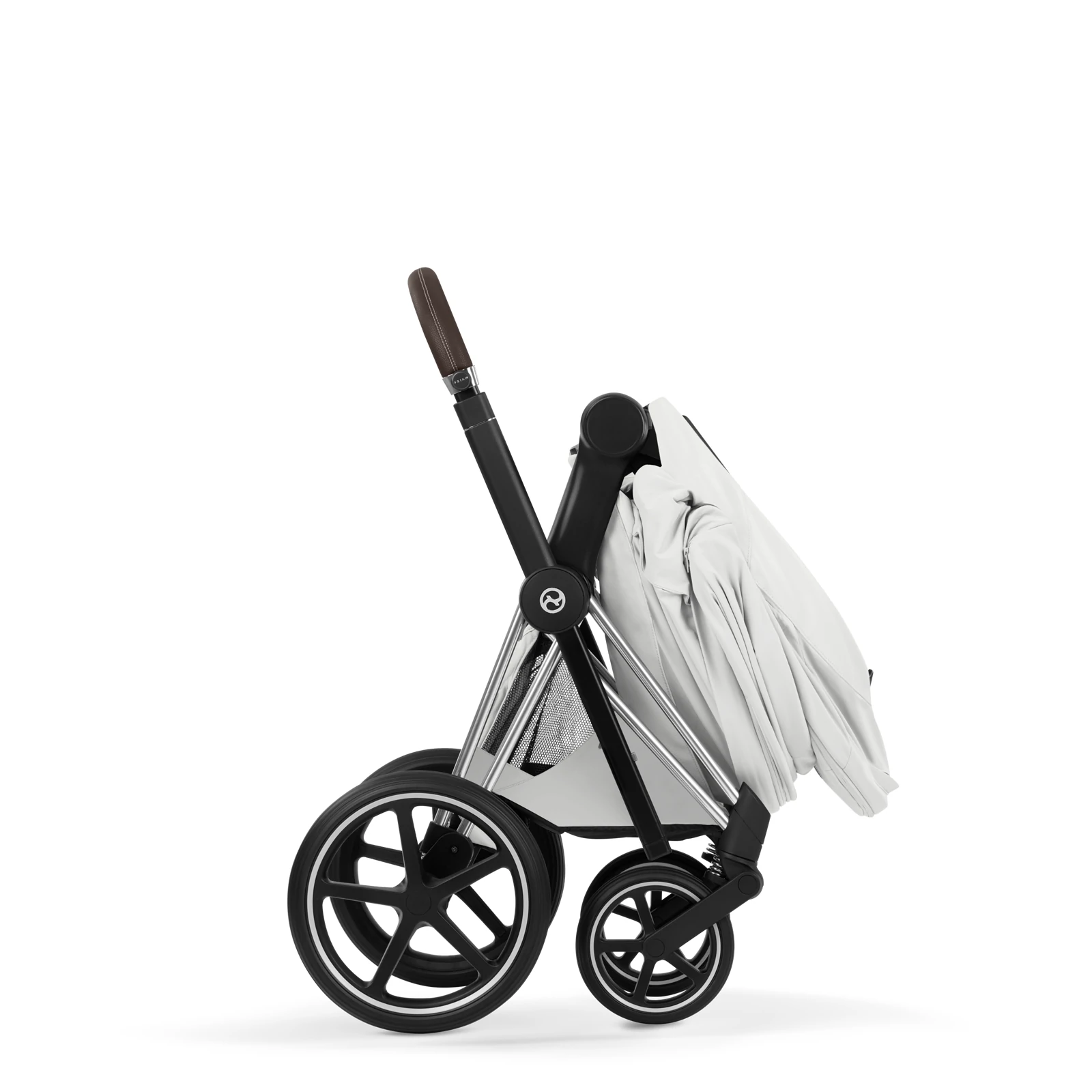 Cybex Priam 5.0 - wózek 4w1 | Off White - Chrome (Style)