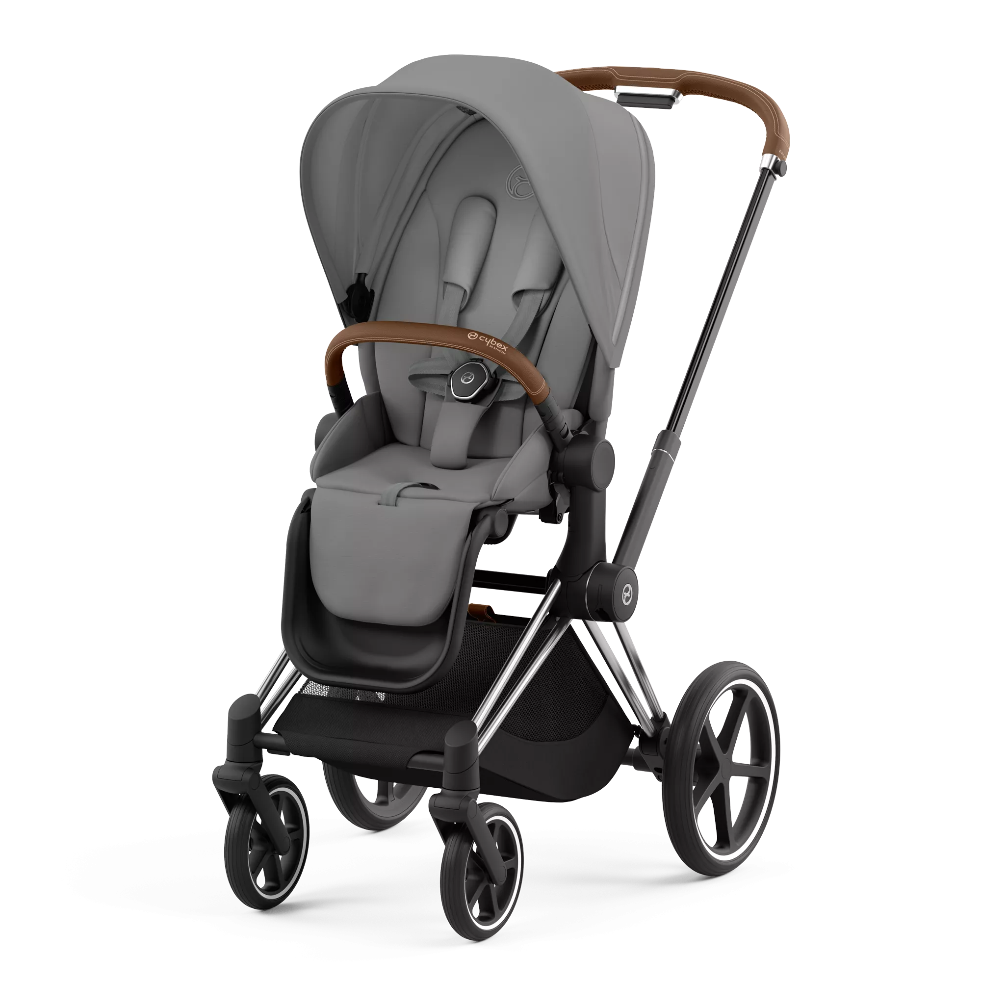 Cybex Priam 4.0 | Mirage Grey (Chrome Brown Frame)