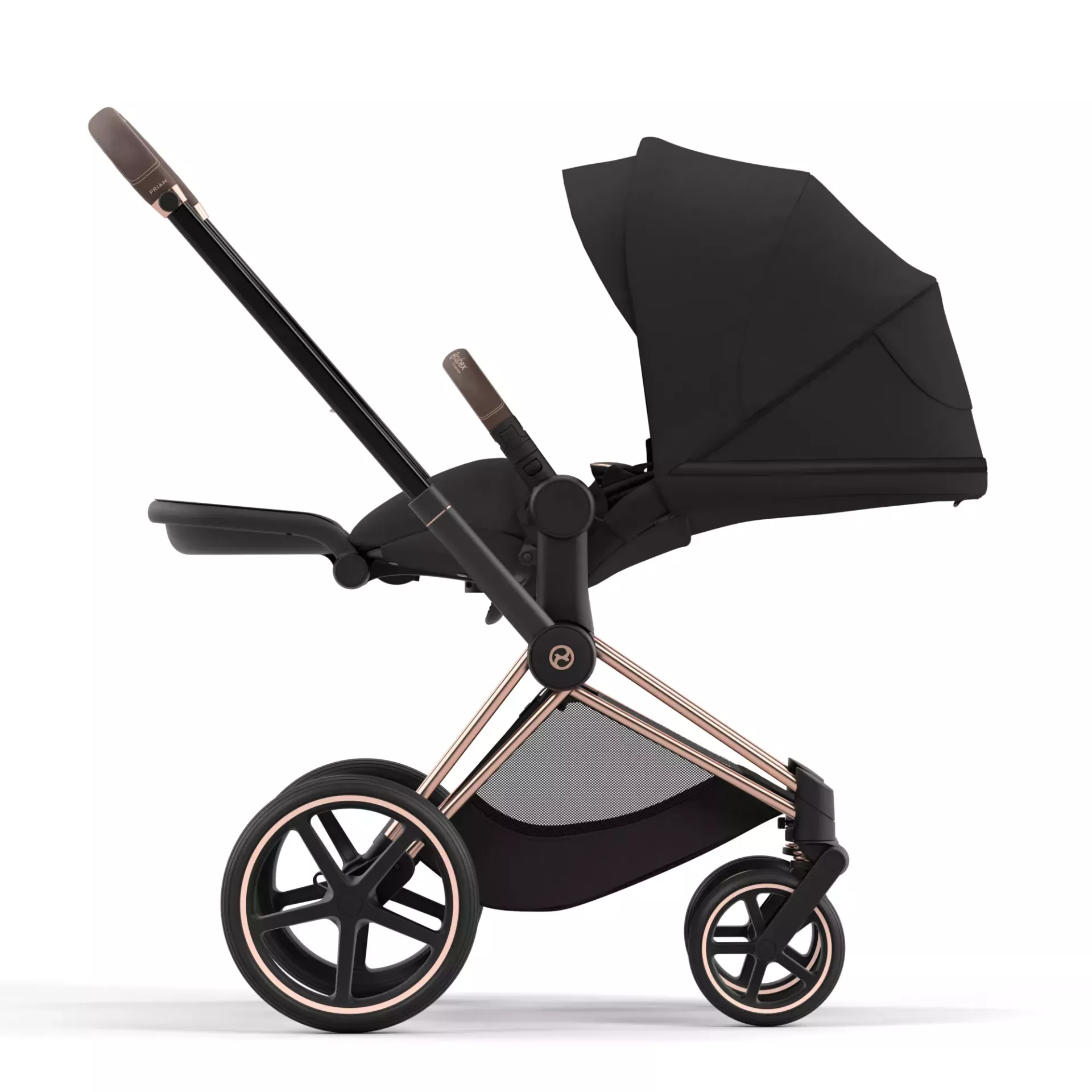 Cybex Priam 4.0 | Sepia Black (Rosegold Frame) Cybex Priam 4.0 | Sepia Black (Rosegold Frame)