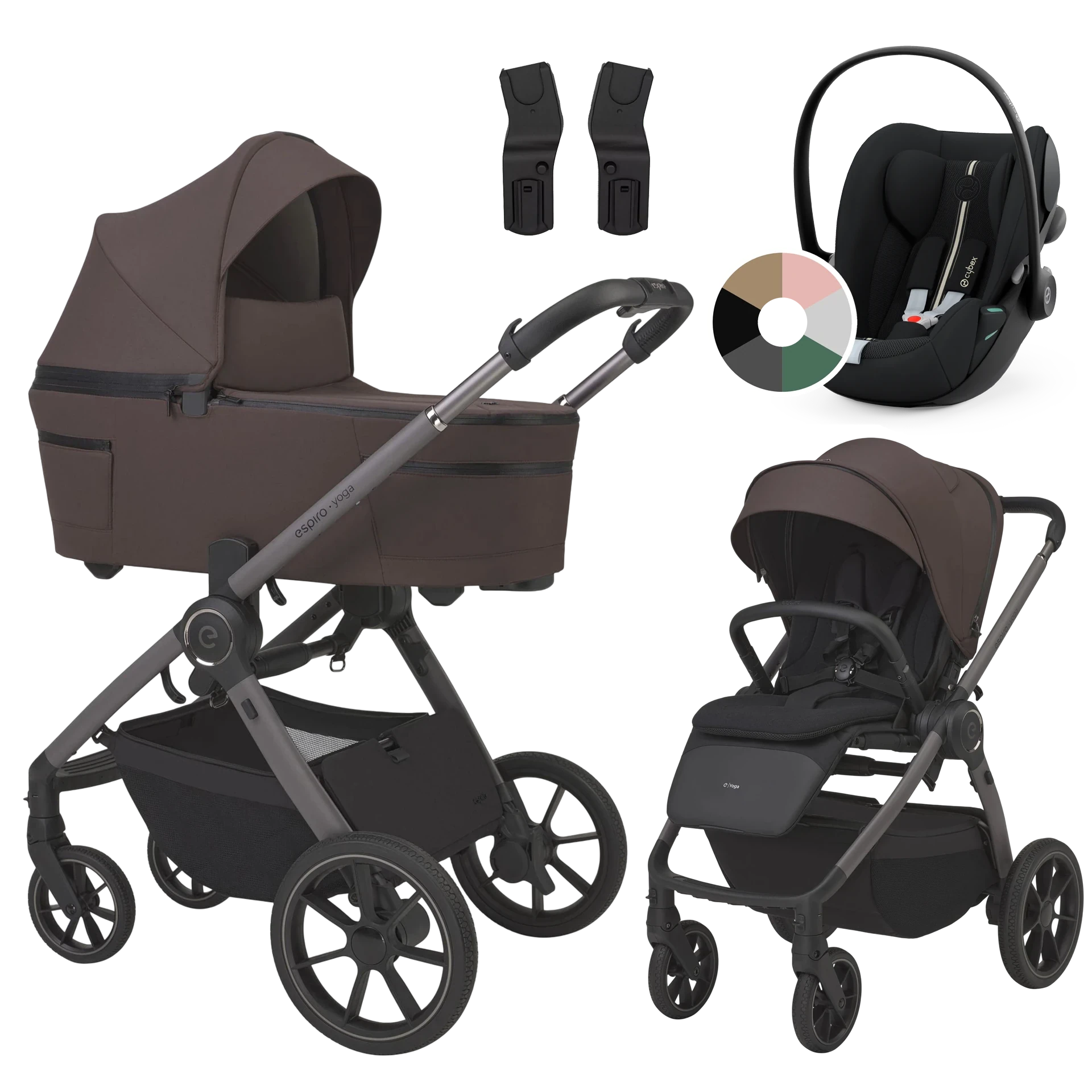 Espiro Yoga 2025 + Cybex Cloud G i-Size +GRATIS - 3w1 | 208 Essence Of Chocolate