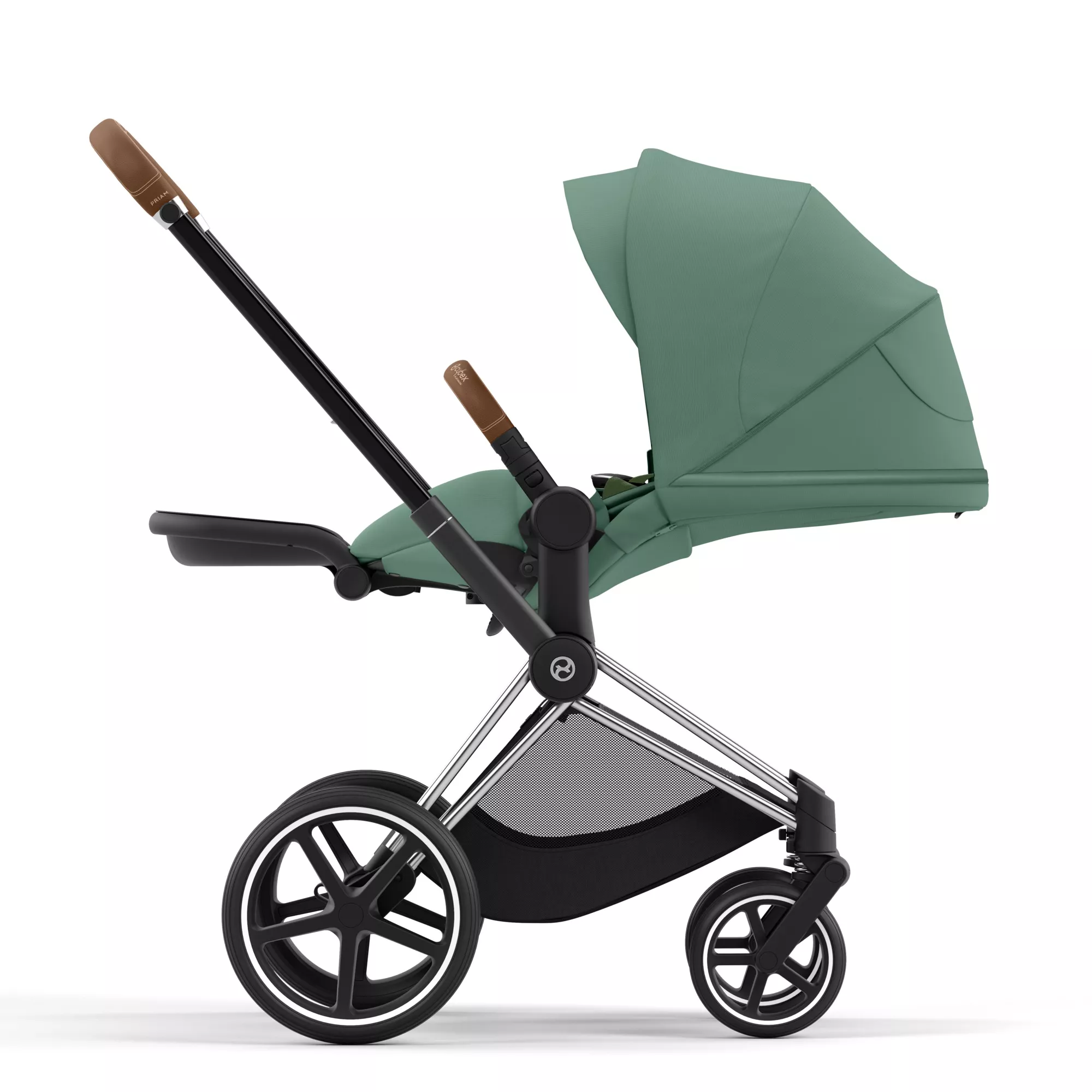 Cybex Priam 4.0 - 2w1 | Leaf Green (Chrome Brown Frame) Cybex Priam 4.0 - 2w1 | Leaf Green (Chrome Brown Frame)