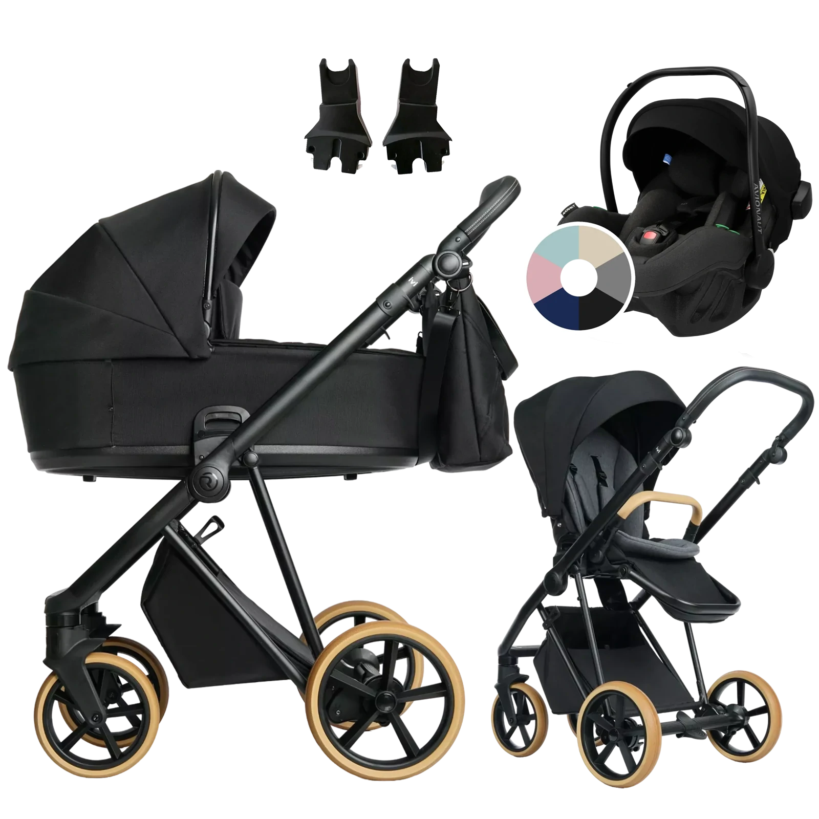 Roan Ivi 2.0 Vintage + Avionaut Pixel Pro 2.0 C +GRATIS - 3w1 | Caviar