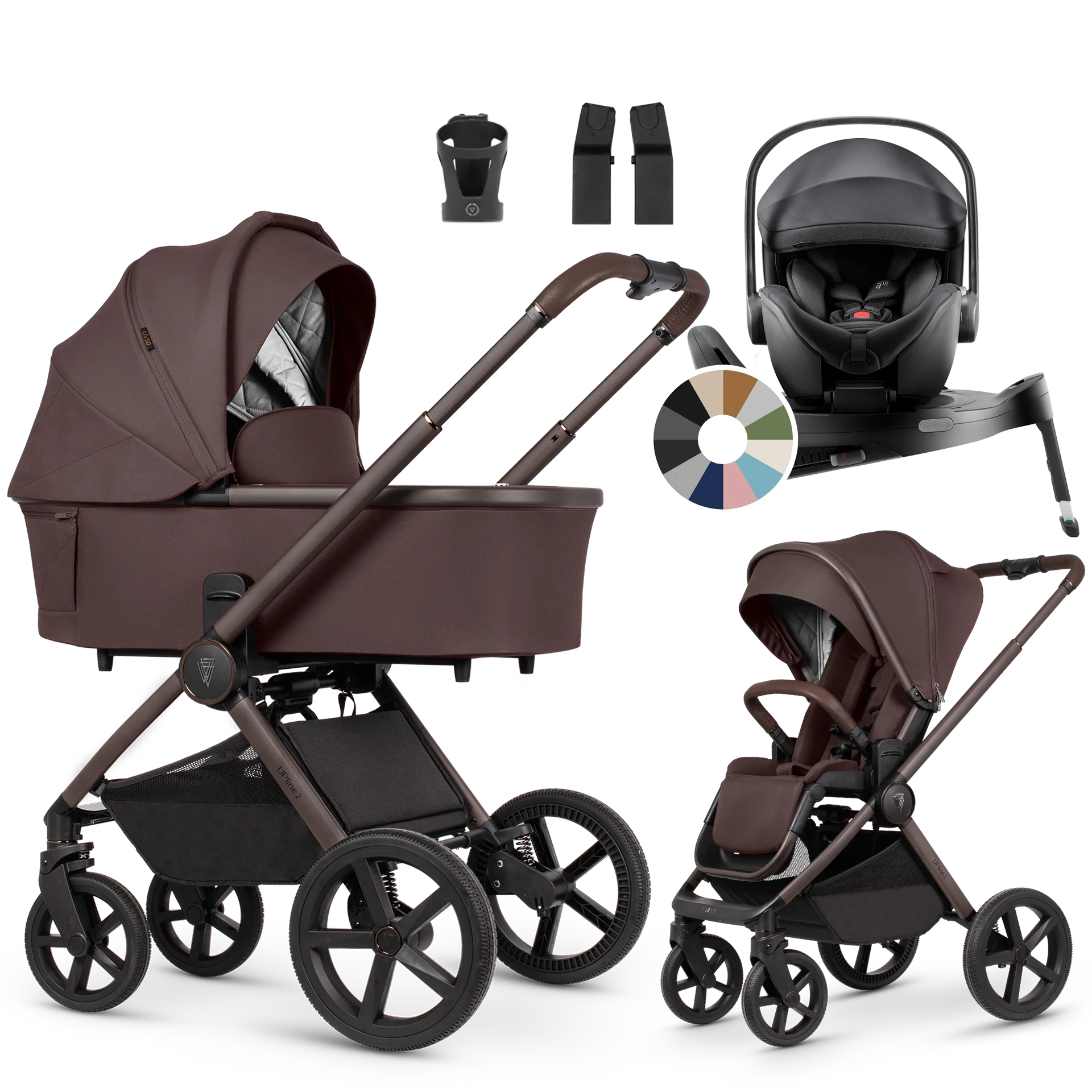 Venicci Upline 2 + Britax Römer Baby-Safe Pro + baza +AKCESORIA - 4w1 | Burgundy Venicci Upline 2 + Britax Römer Baby-Safe Pro + baza +AKCESORIA - 4w1 | Burgundy