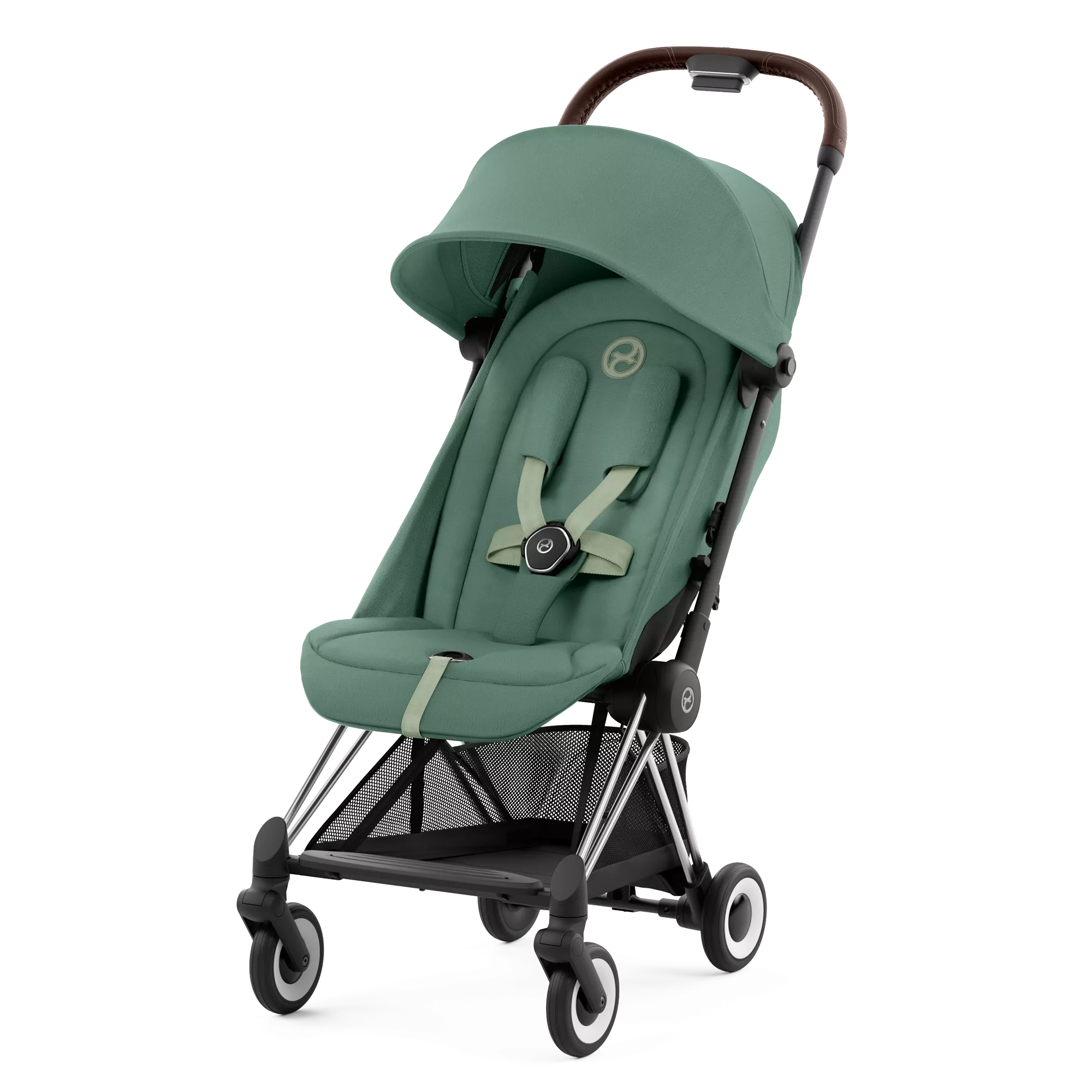 Cybex Coya | Leaf Green (Chrome Frame)