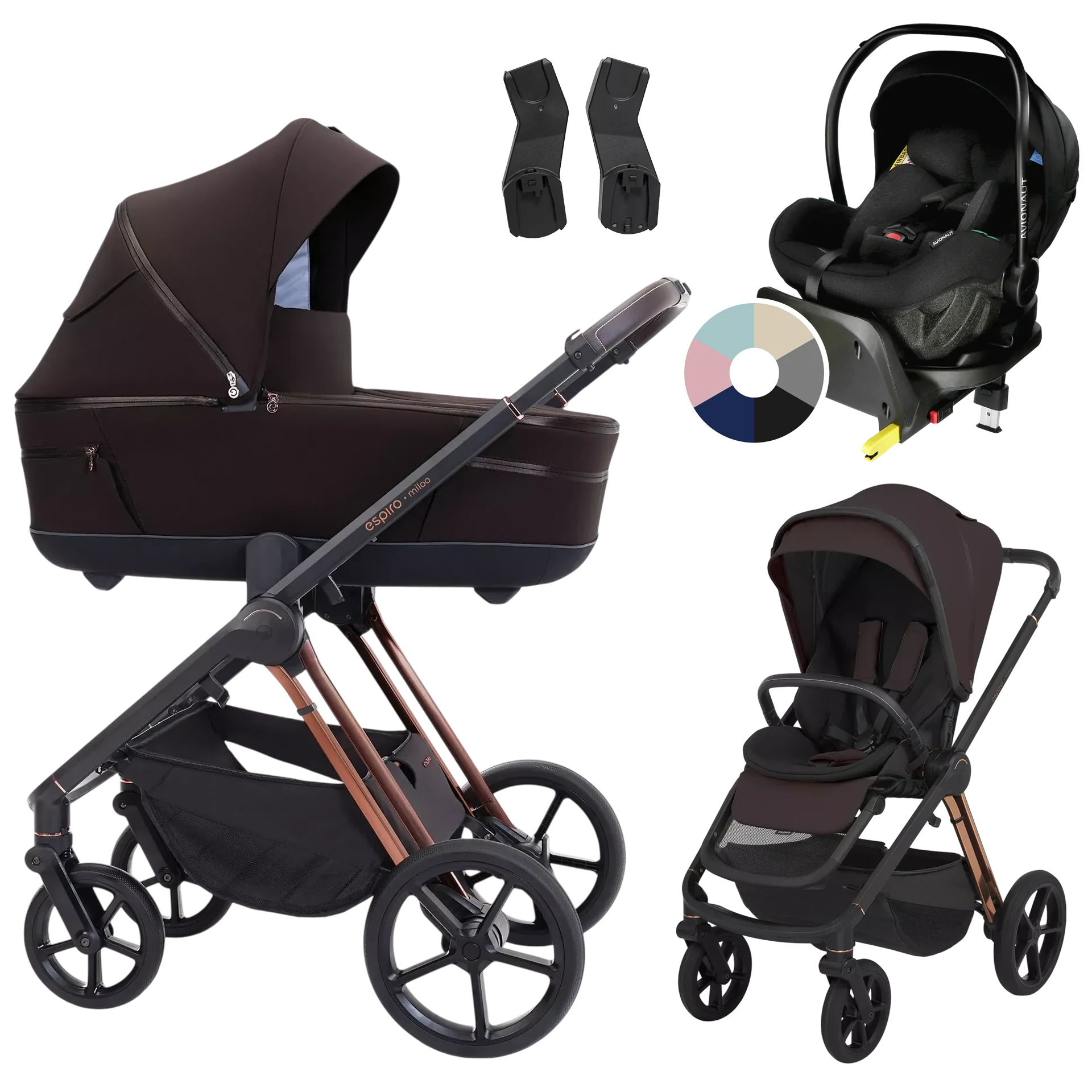 Espiro Miloo + Avionaut Pixel Pro 2.0 C + baza IQ Orbit +GRATIS - 4w1 | 208 Excellent Chocolate