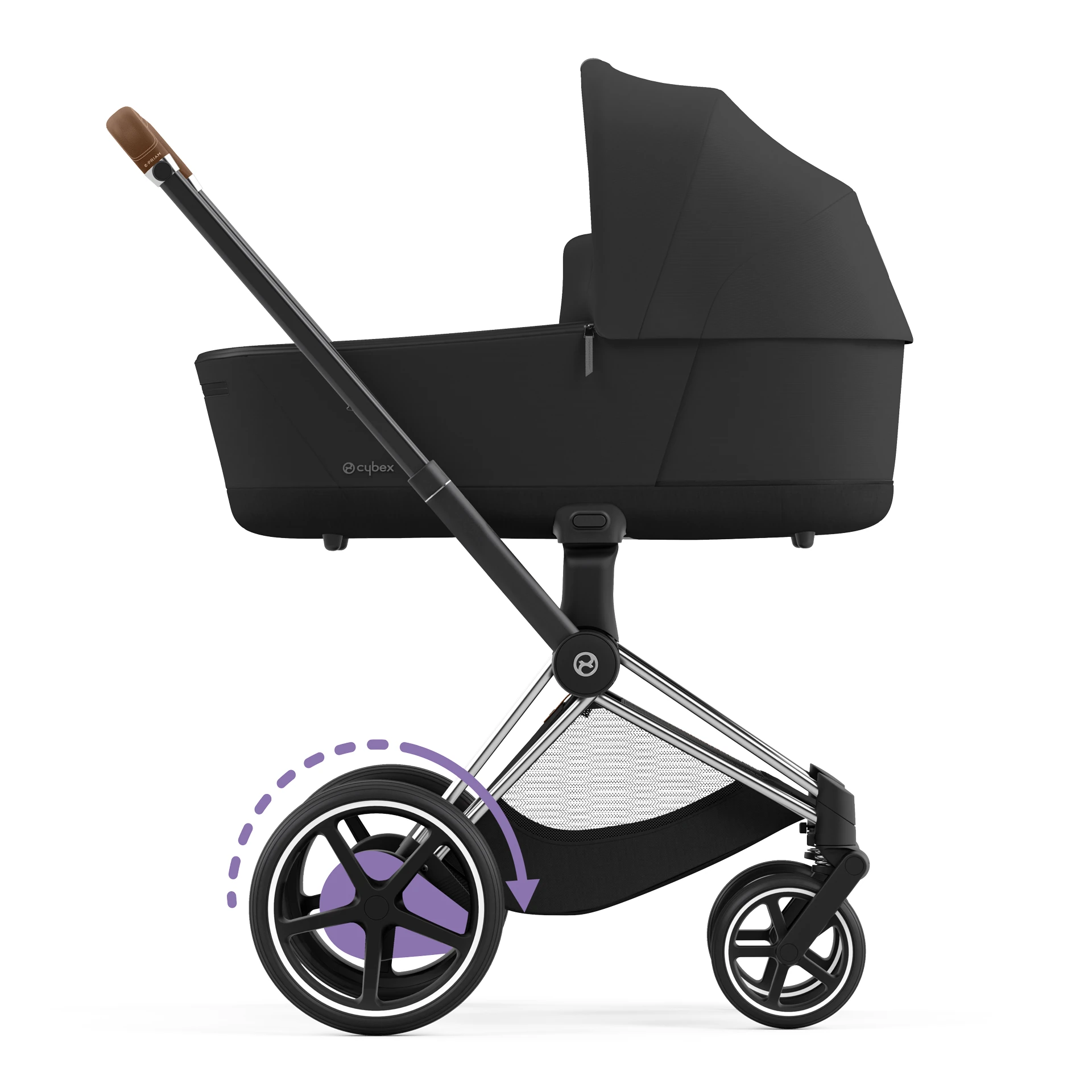 Cybex e-Priam 4.0 - 2w1 | Sepia Black (Chrome Brown Frame)