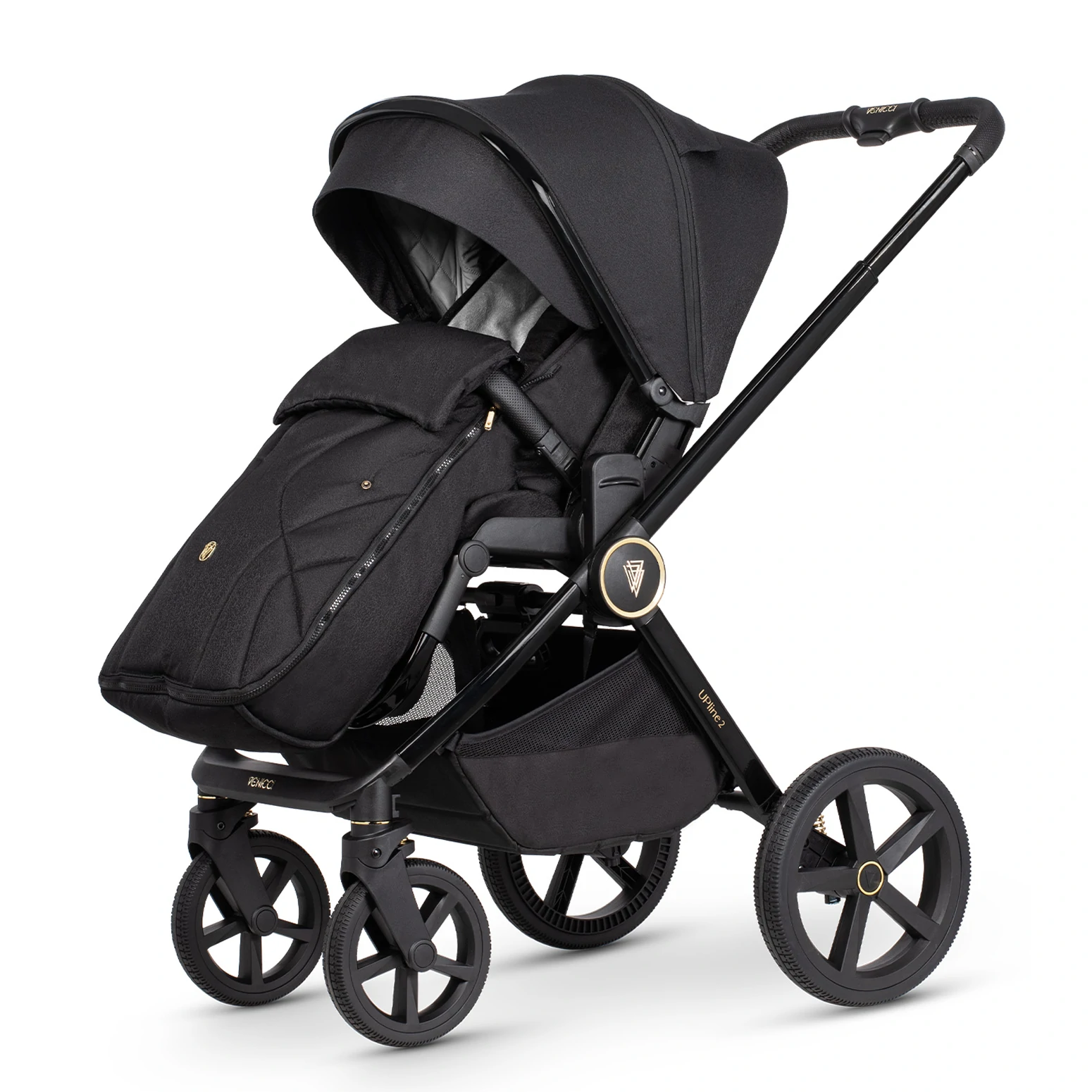 Venicci Upline 2 +AKCESORIA - 2w1 | All Black Venicci Upline 2 +AKCESORIA - 2w1 | All Black